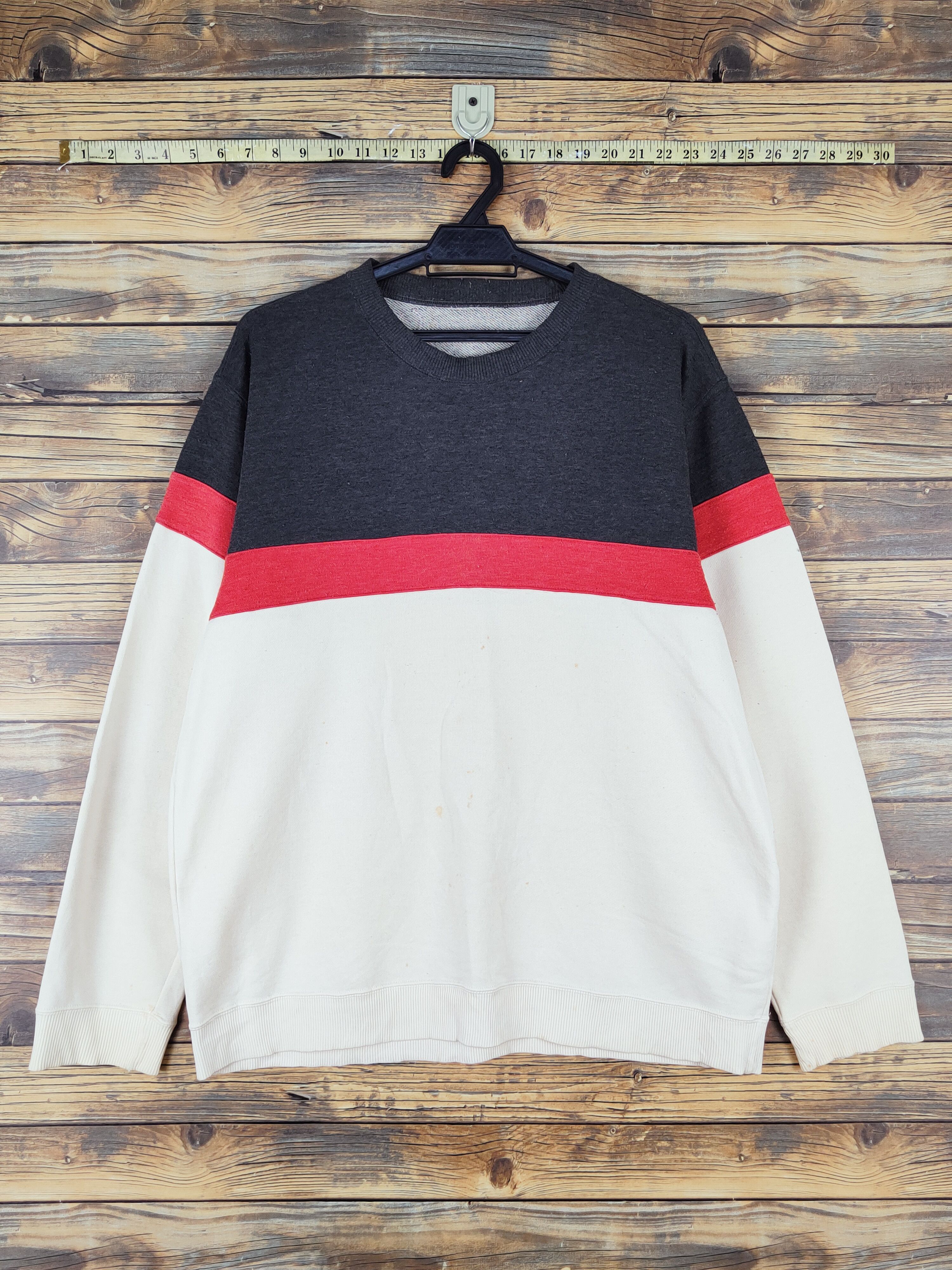 Japanese Brand × Vintage Uniqlo Cream vintage japan Sweatshirts #W1165 Size US L / EU 52-54 / 3 - 1 Thumbnail