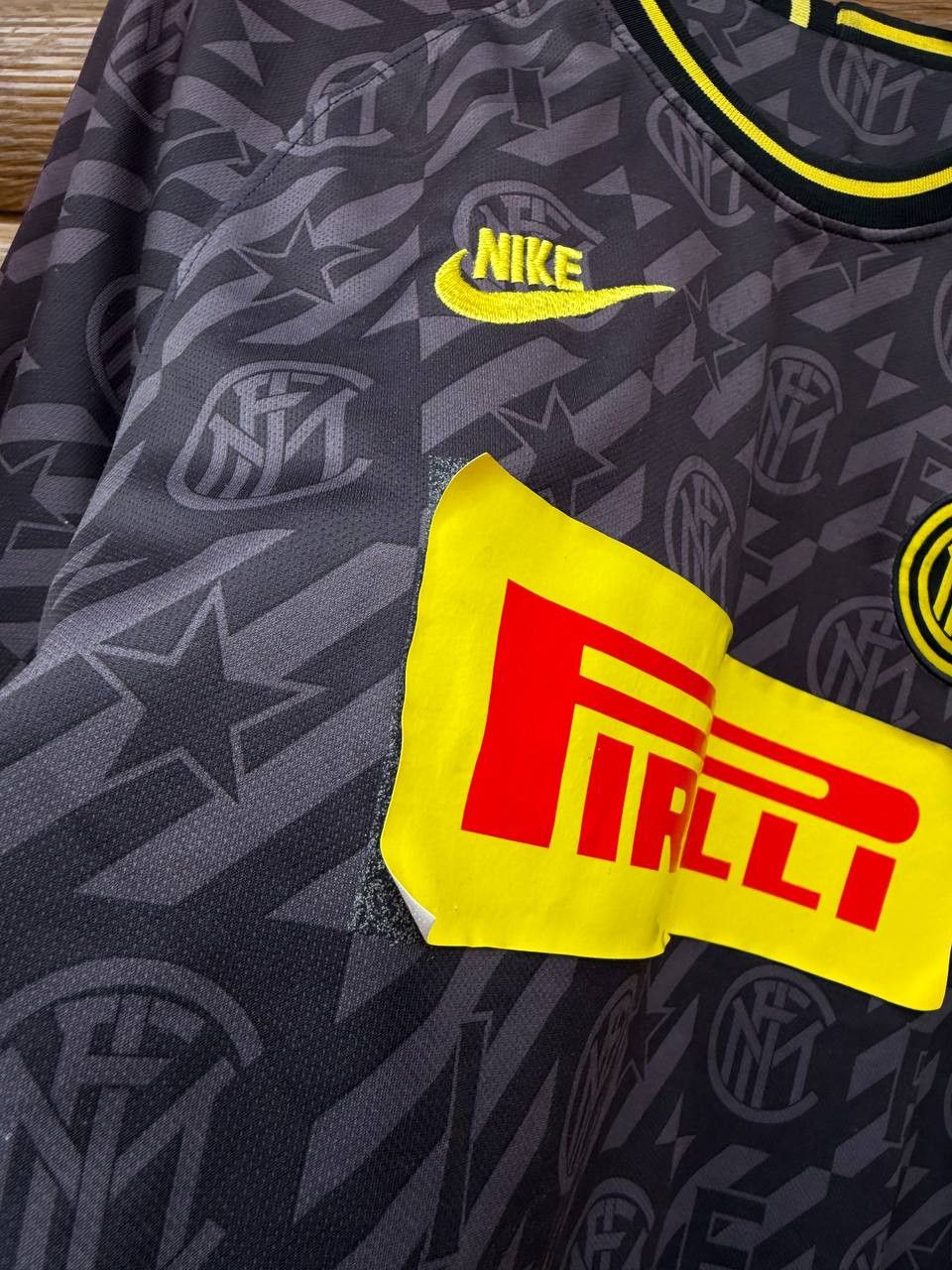 Nike INTER MILAN FOOTBALL SHIRT SOCCER JERSEY NIKE FIRELLI Size US M / EU 48-50 / 2 - 6 Thumbnail