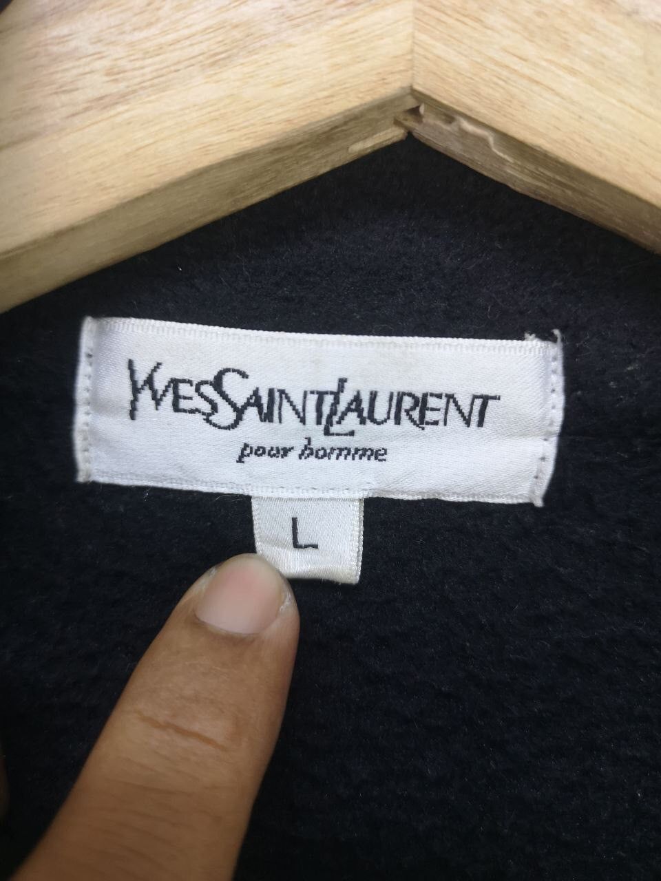 Yves Saint Laurent 📣Yves Saint Laurent Pour Homme Fleece Jacket Size US L / EU 52-54 / 3 - 3 Thumbnail