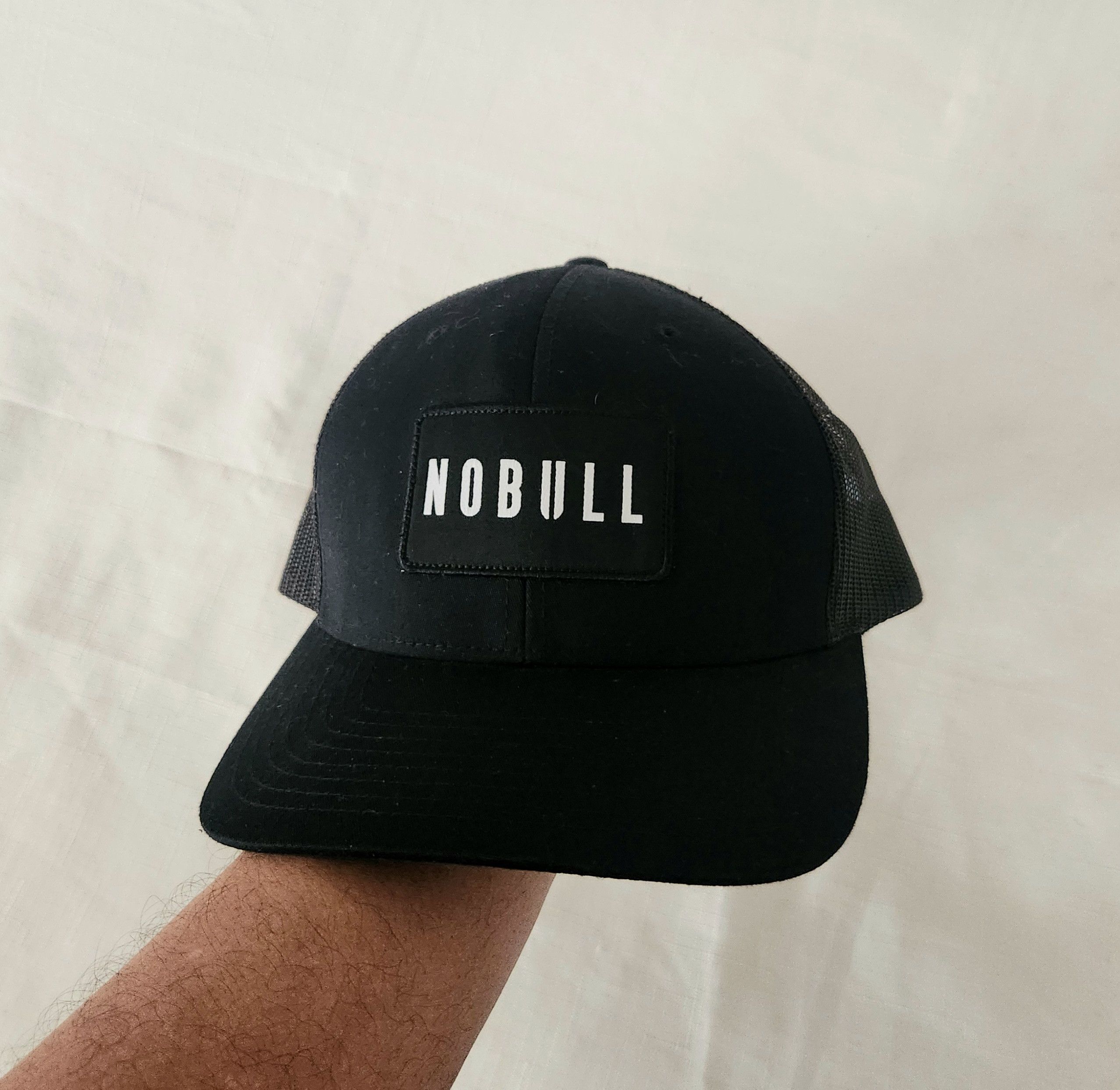 Other NOBULL JUST THE HORNS BLACK MESH TRUCKER SNAPBACK ADJUSTABLE Size ONE SIZE - 1 Thumbnail