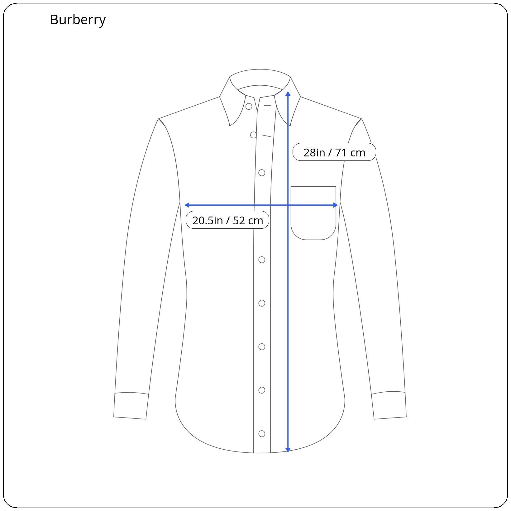 Burberry ⚡️QUICK SALE⚡️Burberry Blue Chambray Button-Up Shirt Size US M / EU 48-50 / 2 - 7 Thumbnail