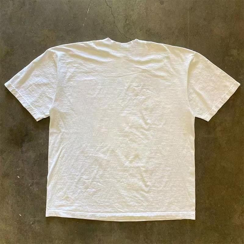 Japanese Brand × Vintage White washed retro boy graffiti loose t-shirt Size US M / EU 48-50 / 2 - 2 Thumbnail