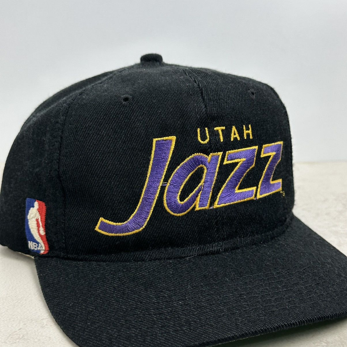 NBA × Sports Specialties × Vintage Vintage NBA Utah Jazz Dline Sports Specialties Hat Black Size ONE SIZE - 2 Thumbnail