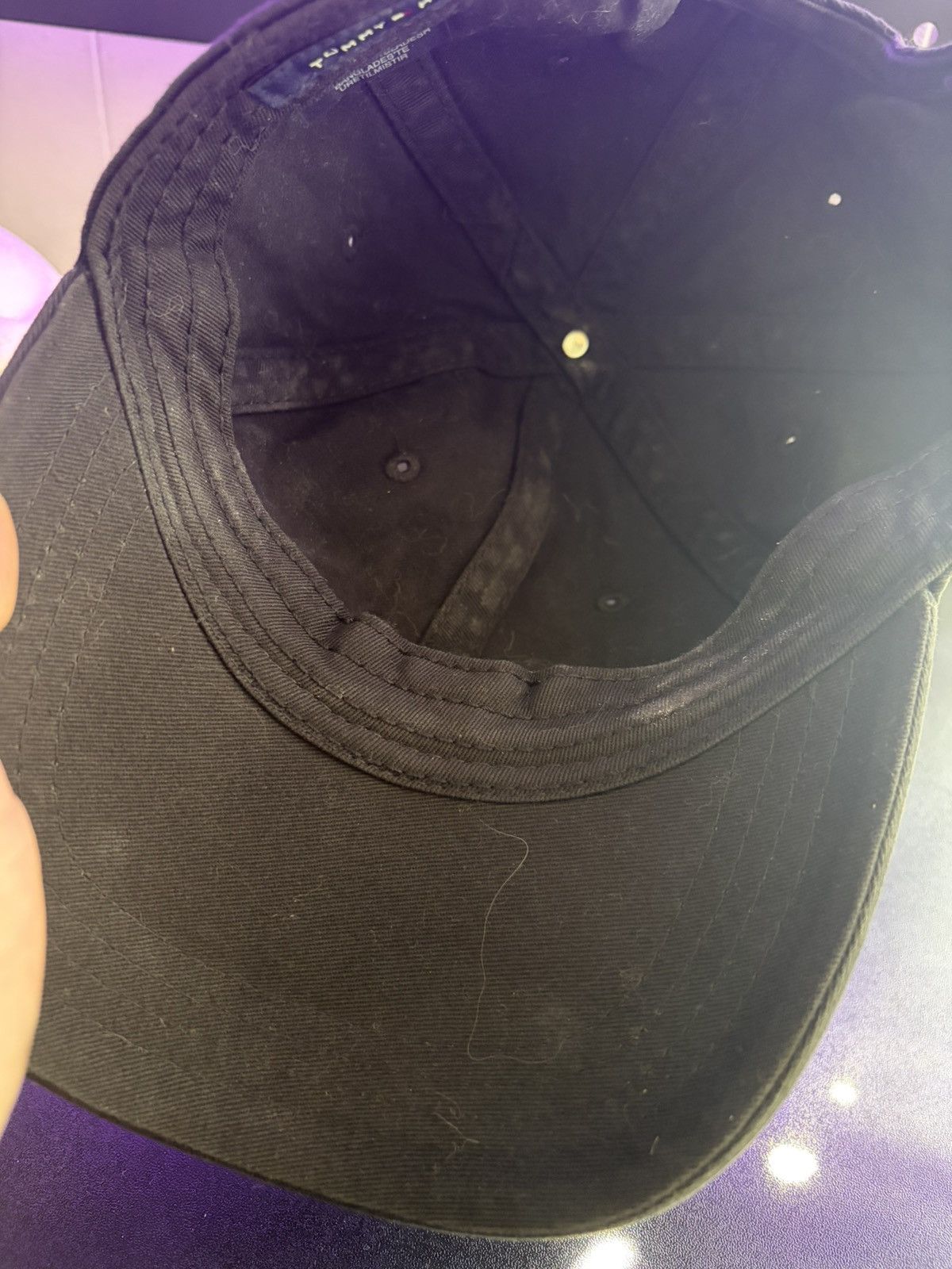 Tommy Hilfiger Tommy Hilfiger Black adjustable cap Size ONE SIZE - 6 Thumbnail