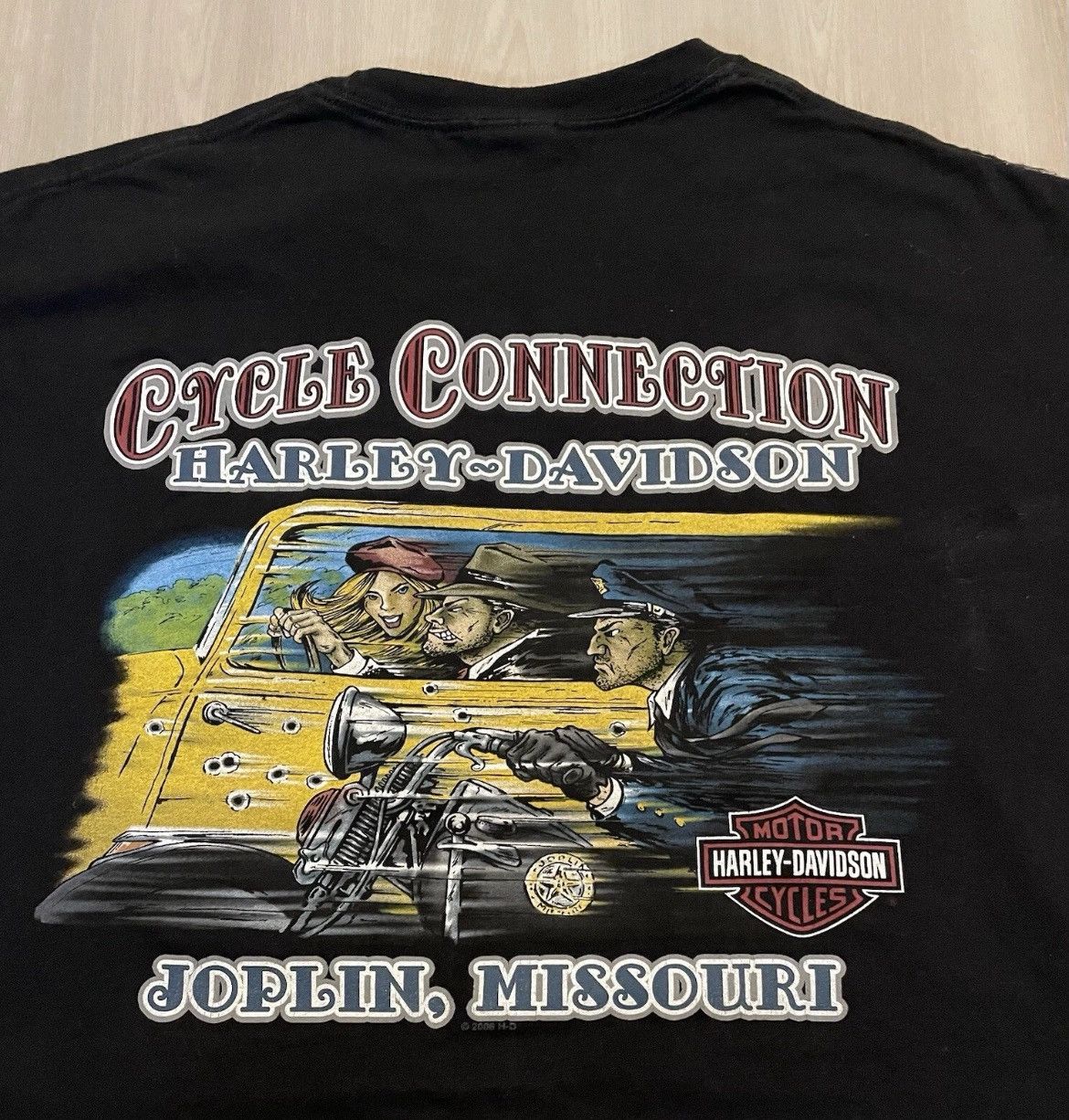 Harley Davidson 2012 Harley Davidson Missouri Hog Police Chase Sz XL Size US XL / EU 56 / 4 - 1 Thumbnail