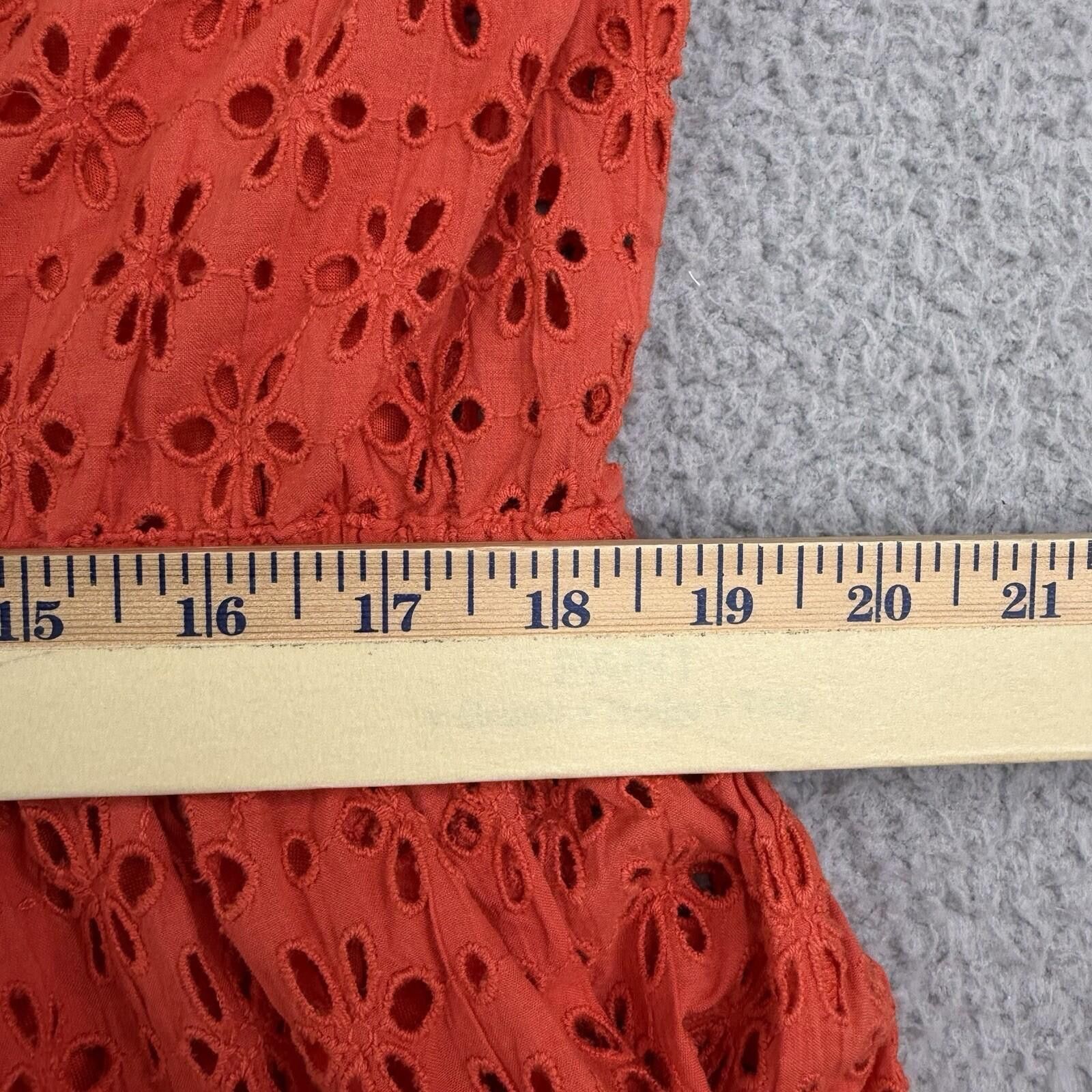 Other Double D Ranch Orange Western Dress Women's 1X Lined Size XL / US 12-14 / IT 48-50 - 8 Thumbnail