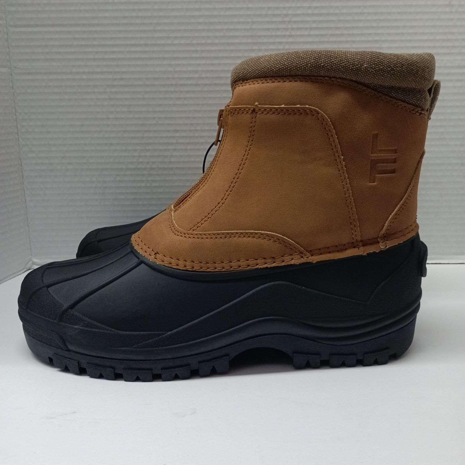 London Fog London Fog Holborn Winter Boot Brown/Black US Men's Size 9M Size US 9 / EU 42 - 3 Thumbnail