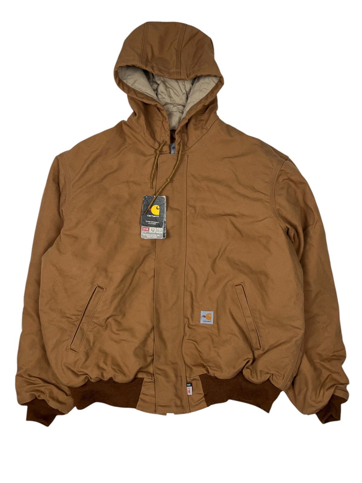 Carhartt × Vintage Vintage New Carhartt Fire Resistant Duck Active Jacket Size US XL / EU 56 / 4 - 2 Thumbnail