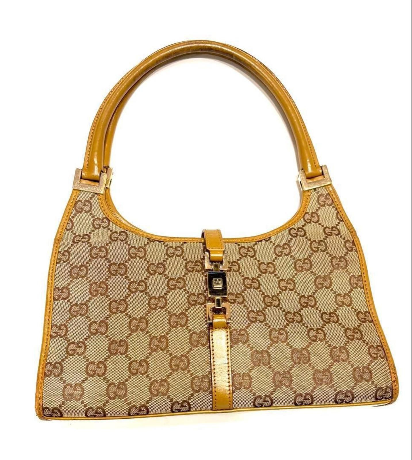 Gucci Gucci - Brown Monogram Canvas Shoulder Bag Size ONE SIZE - 4 Thumbnail