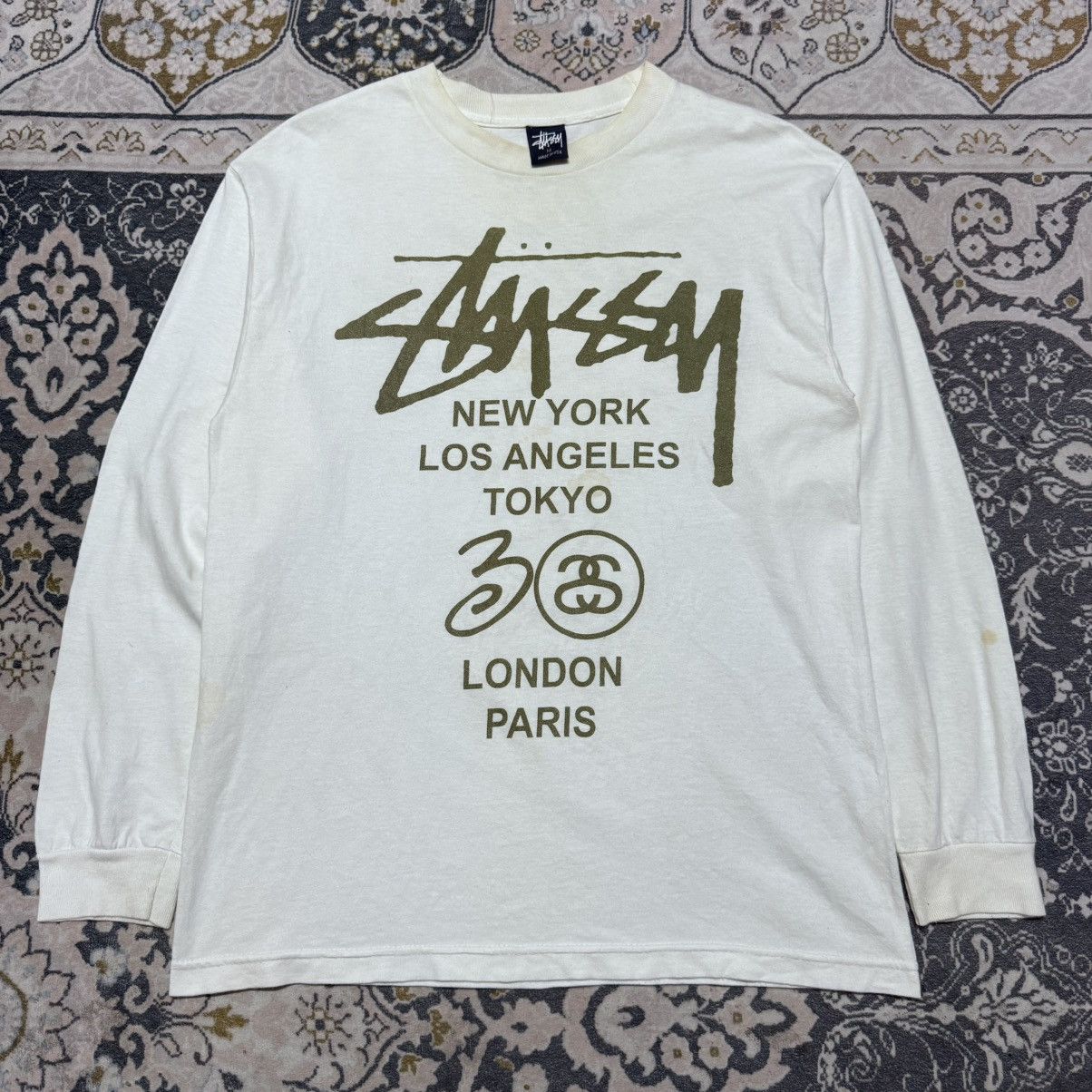 Stussy Vintage Stussy World Tour Shirt Longsleeve Bronx Compton Size US M / EU 48-50 / 2 - 3 Thumbnail