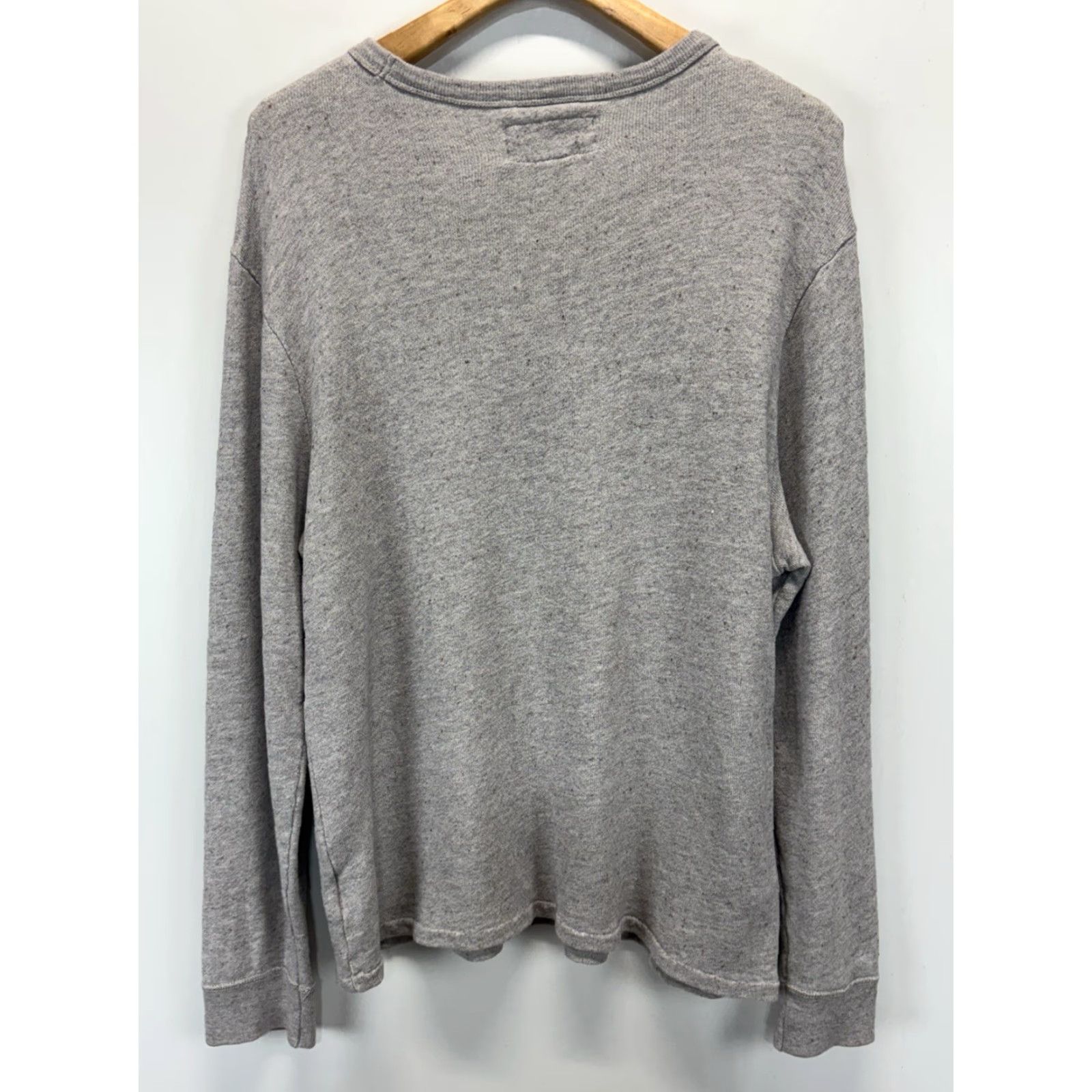 Ralph Lauren VINTAGE Ralph Lauren Denim & Supply Sweater Men's Large Gray Crew Neck Cotton Pullover 90s Size US L / EU 52-54 / 3 - 3 Thumbnail