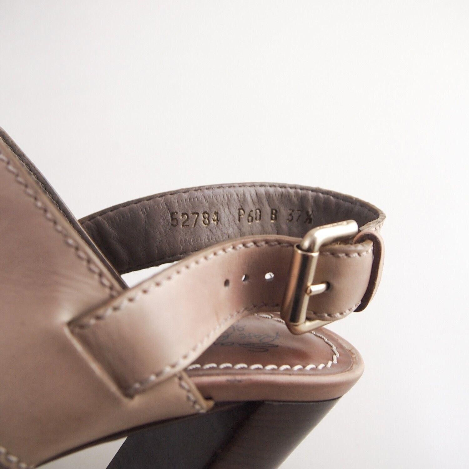 Santoni Santoni Rose Collection Sandals Brown Leather US 7.5 EU 37.5 Size US 7.5 / IT 37.5 - 3 Thumbnail