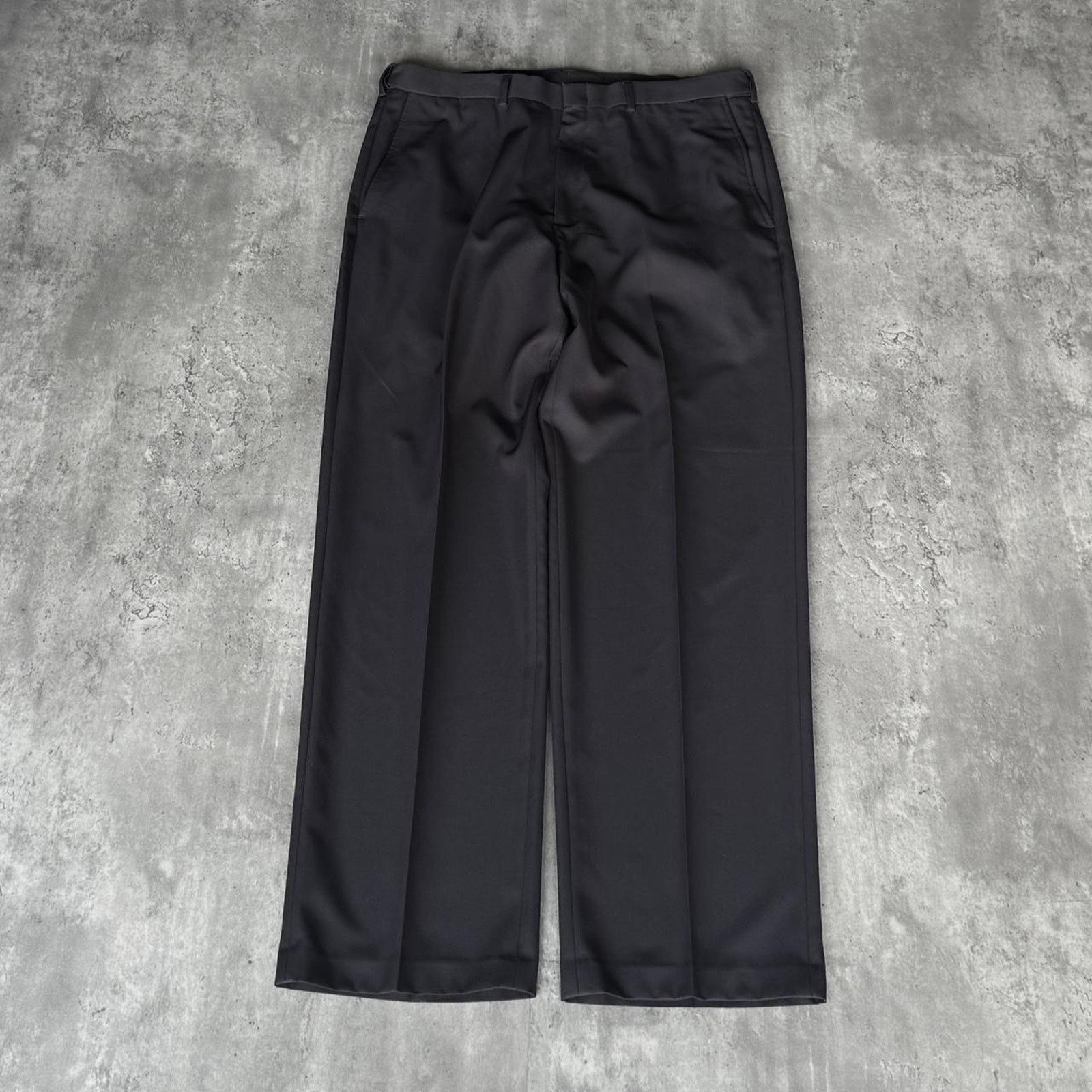 Japanese Brand × Vintage Vintage Y2K Black Haggar Essential Dress Pants Size US 36 / EU 52 - 1 Thumbnail