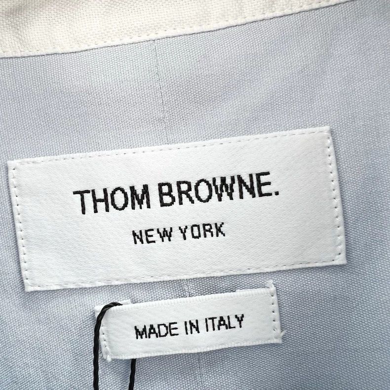 Thom Browne Thom Browne size1 Four-bar Polo shirt with long sleeves Size US S / EU 44-46 / 1 - 5 Thumbnail