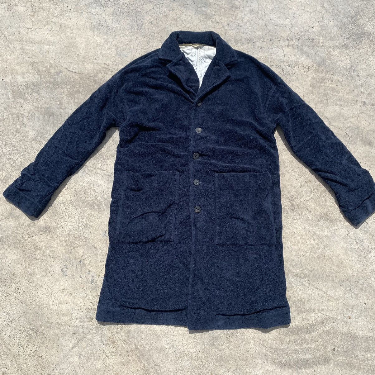 Album di Famiglia 🔥LIMITED EDITION🔥 Album Di Famiglia Velvet Loose Coat - Navy Size L / US 10 / IT 46 - 4 Thumbnail