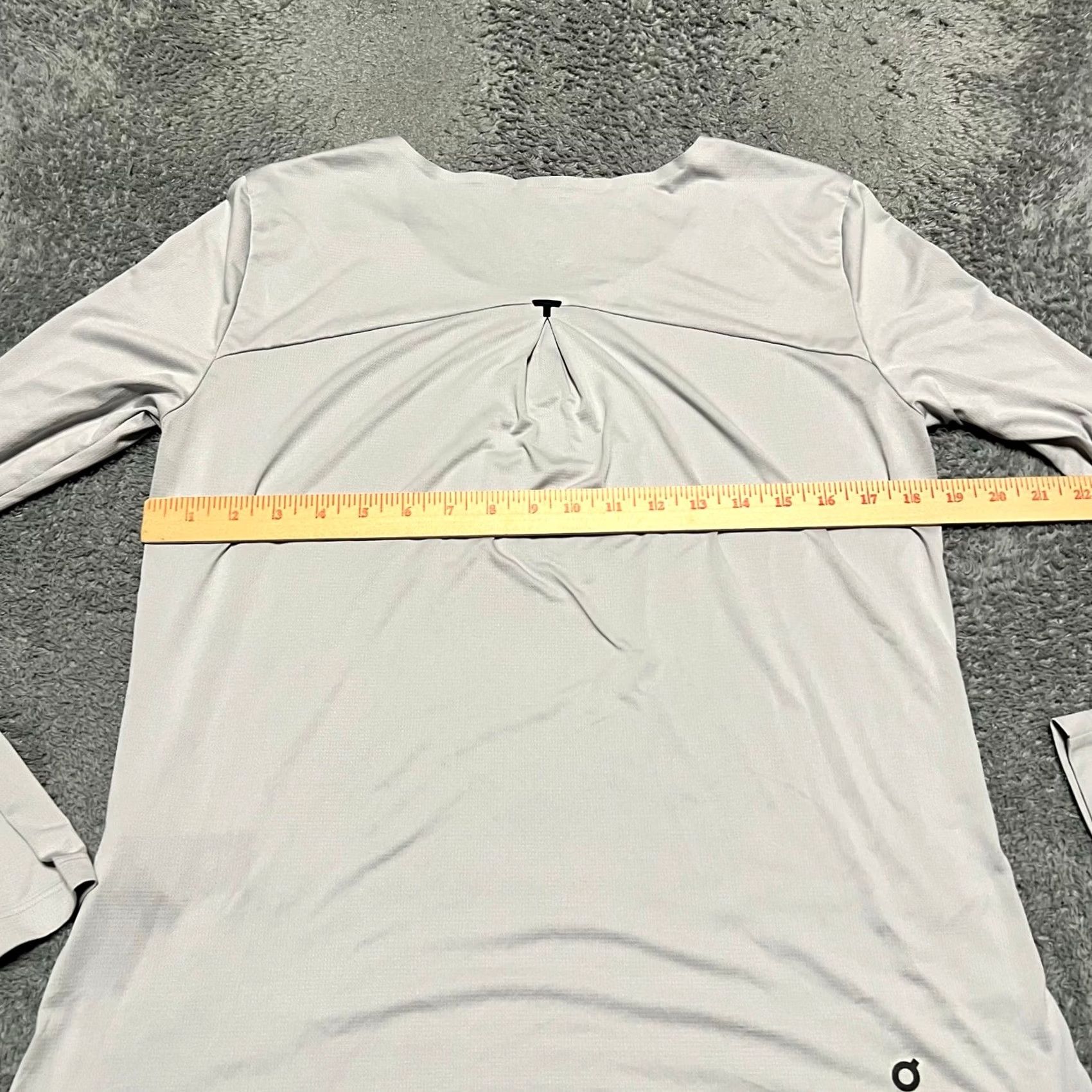 Vintage On Cloud Performance Long Sleeve T Shirt Womens Large Lightweight Running Gray L Regular Women Size L / US 10 / IT 46 - 6 Thumbnail