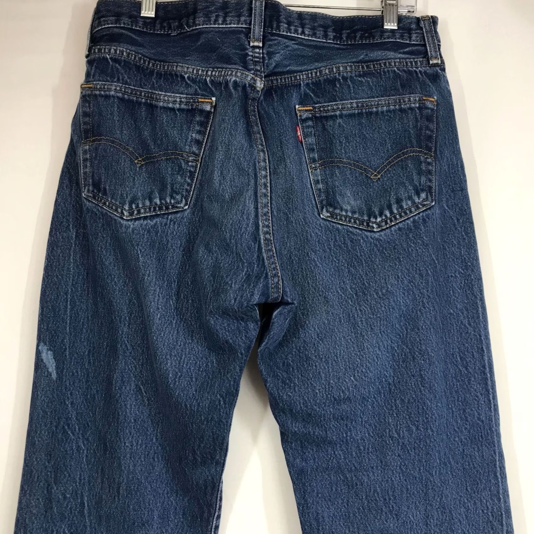 Levi's LEVI'S MEN'S Jeans 501 Denim Straight Button Fly Blue 36 x 32 Regular Inseam 32 Mens Size US 36 / EU 52 - 7 Thumbnail