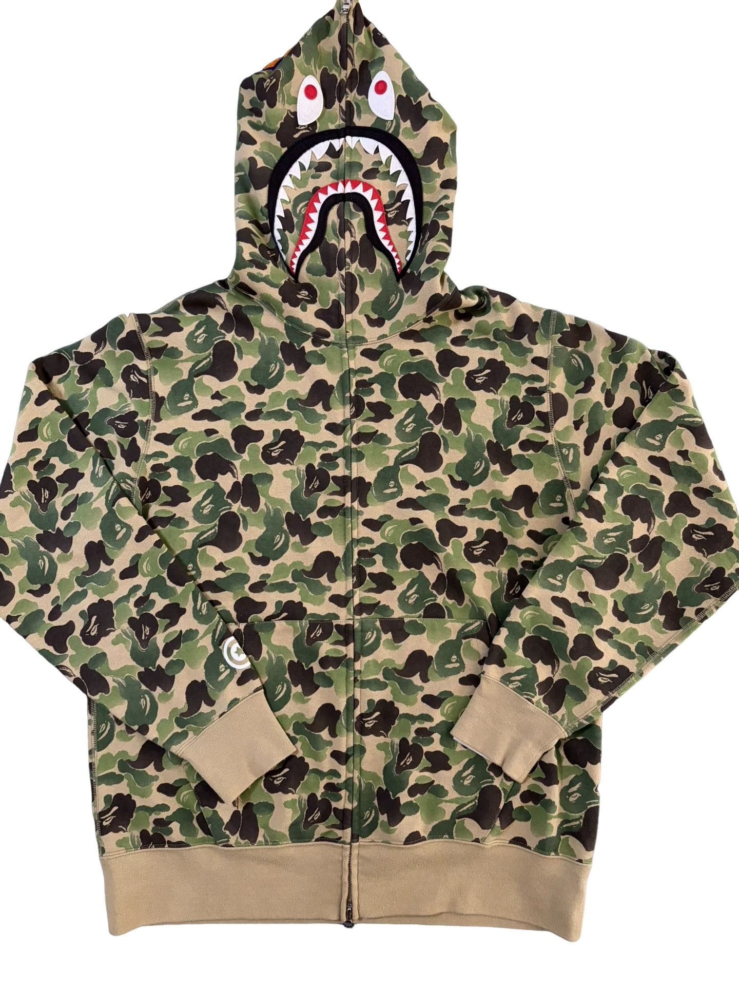 Bape A Bathing Ape Camo Shark Full Zip Hoodie Size XXL Size US XXL / EU 58 / 5 - 1 Thumbnail