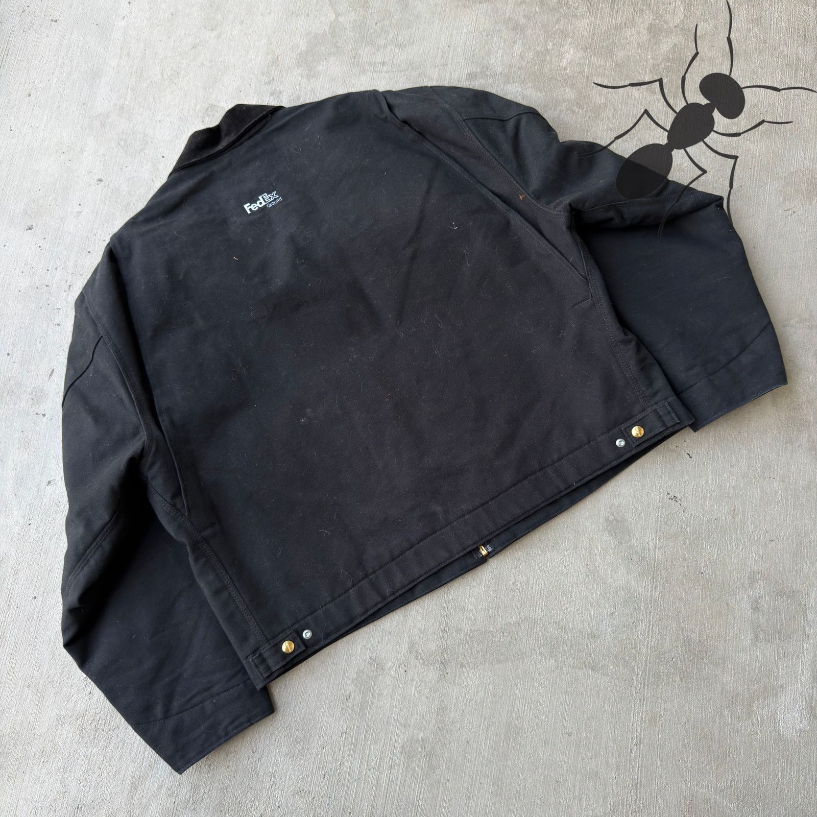 Carhartt × Vintage Carhartt J001 black Detroit work wear jacket Size US XXL / EU 58 / 5 - 6 Thumbnail