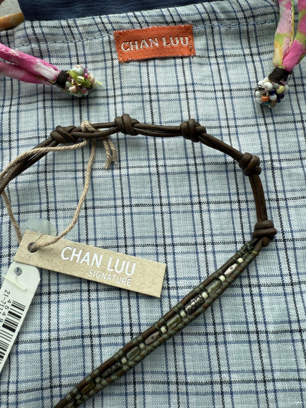 Japanese Brand CHAN LUU Hand Made Hippies Surfing Unisex Leather Bracelet Size ONE SIZE - 9 Thumbnail