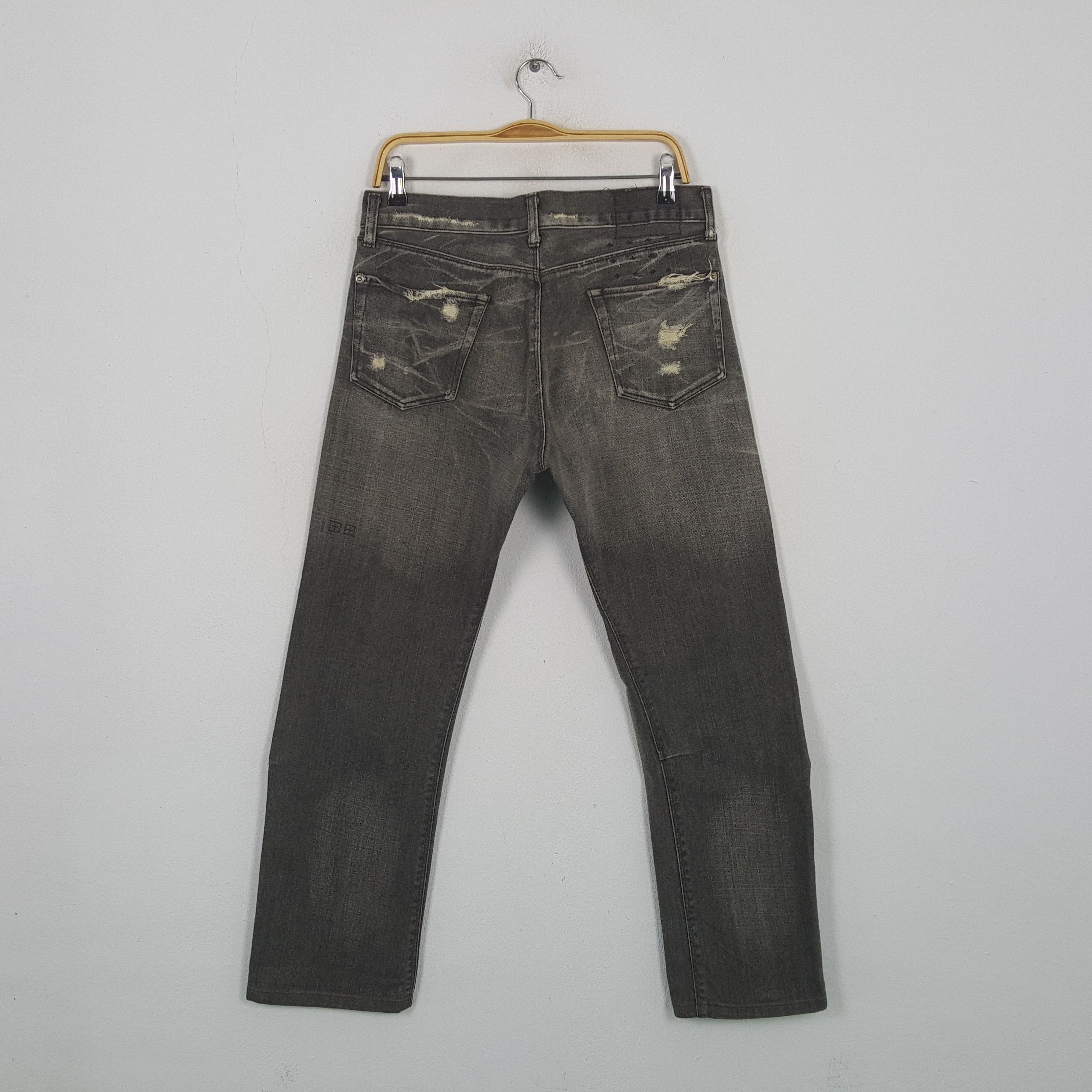 Ksubi Vintage Ksubi Fashion Designer Brand Distressed Jeans RR12 Size US 33 - 4 Thumbnail