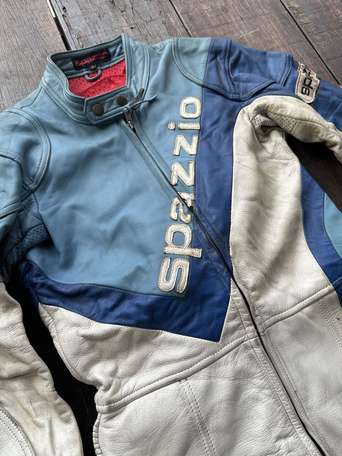 Japanese Brand Spazzio leather racing jacket Size US XS / EU 42 / 0 - 2 Thumbnail