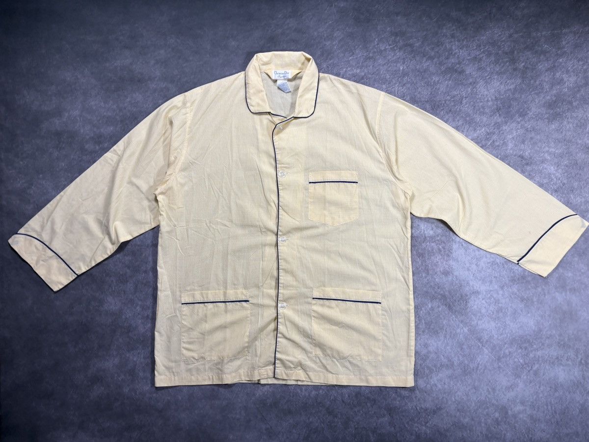 Christian Dior Monsieur Vintage Christian Dior Pyjama Shirt Sleep PJ 1990s Lounge Size US XL / EU 56 / 4 - 13 Thumbnail