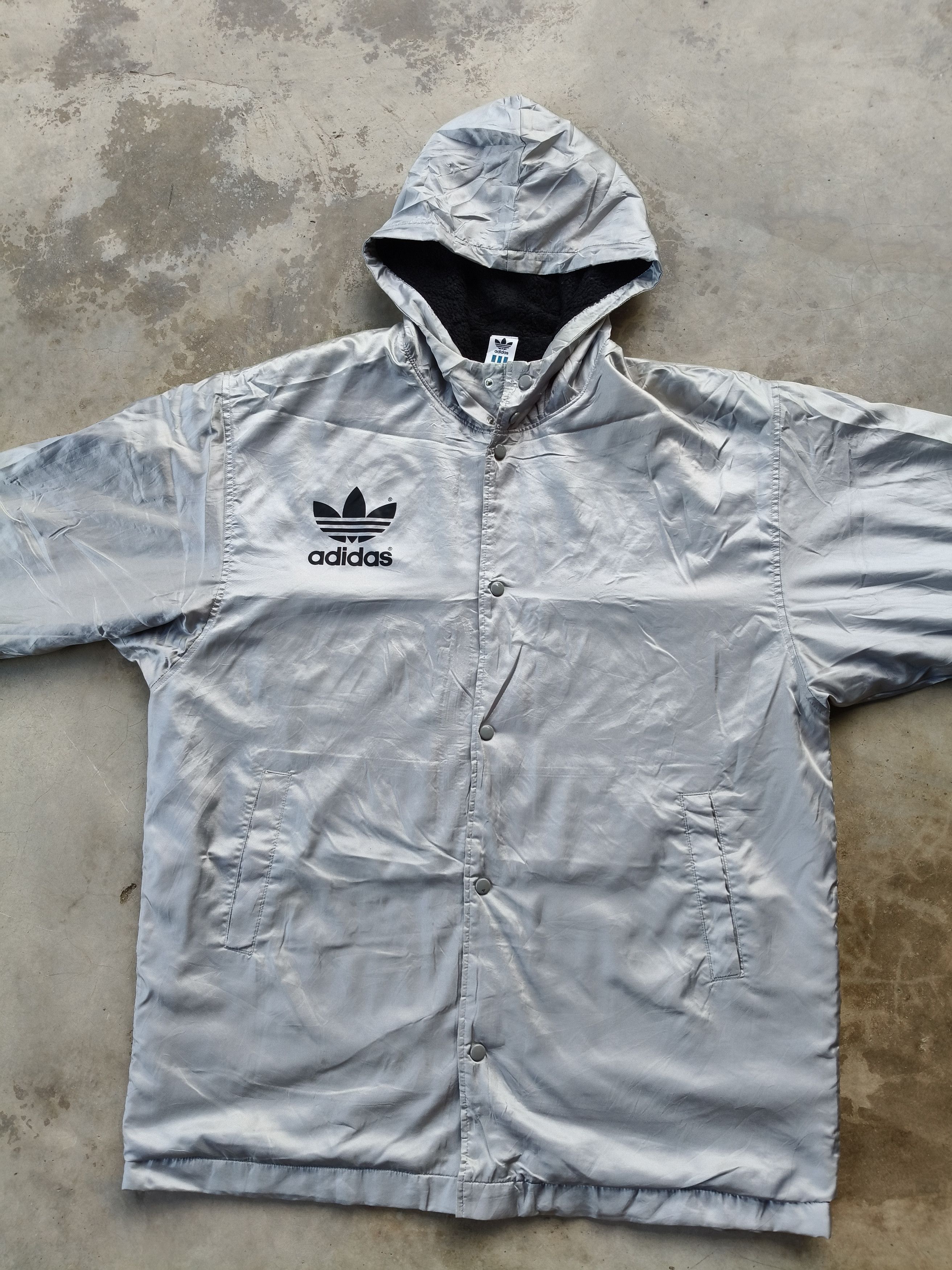 Adidas Vintage Adidas Parka Sherpa Jacket Size US L / EU 52-54 / 3 - 5 Thumbnail