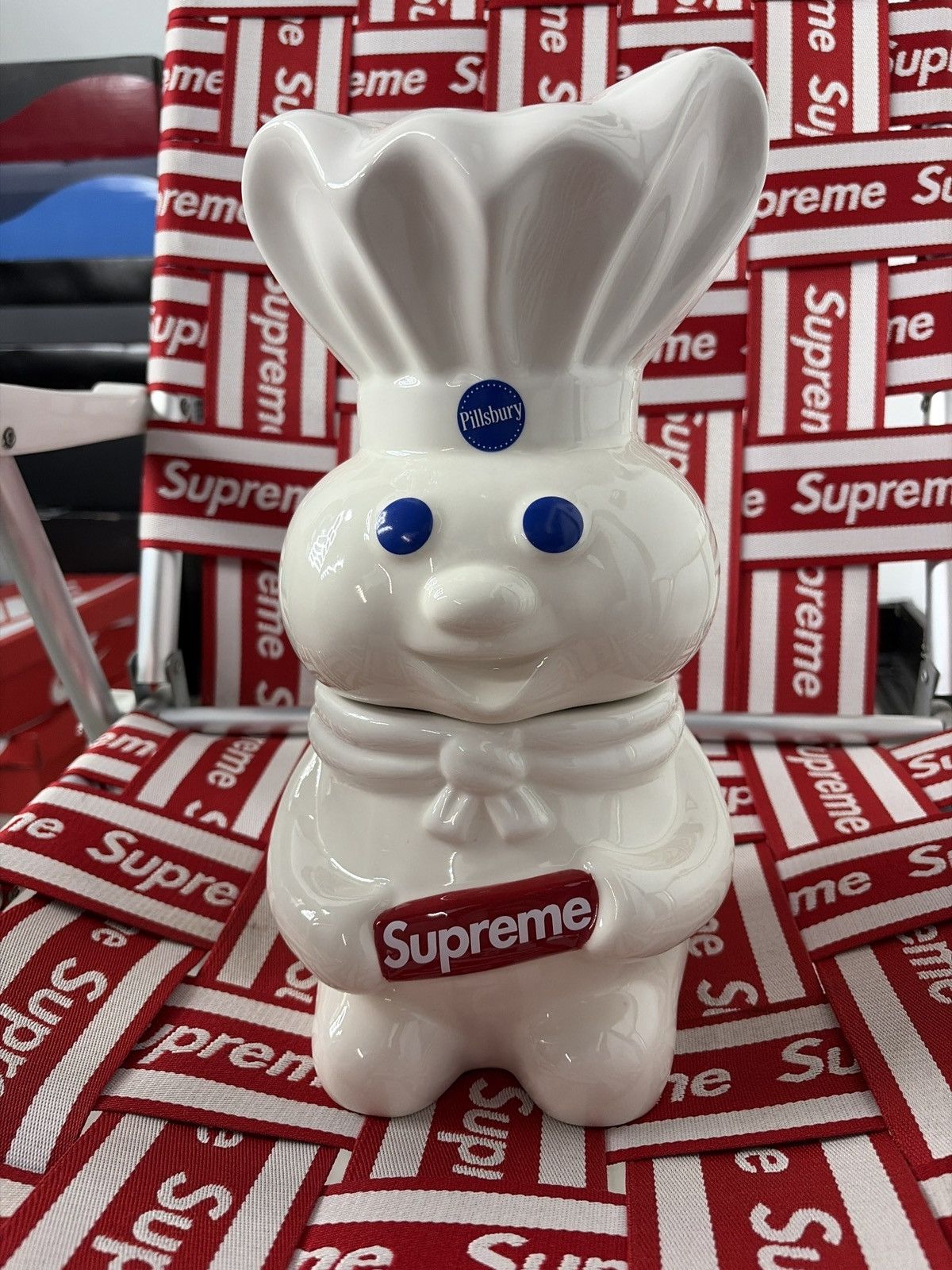 Supreme Supreme Pillsbury Doughboy Cookie Jar | Grailed