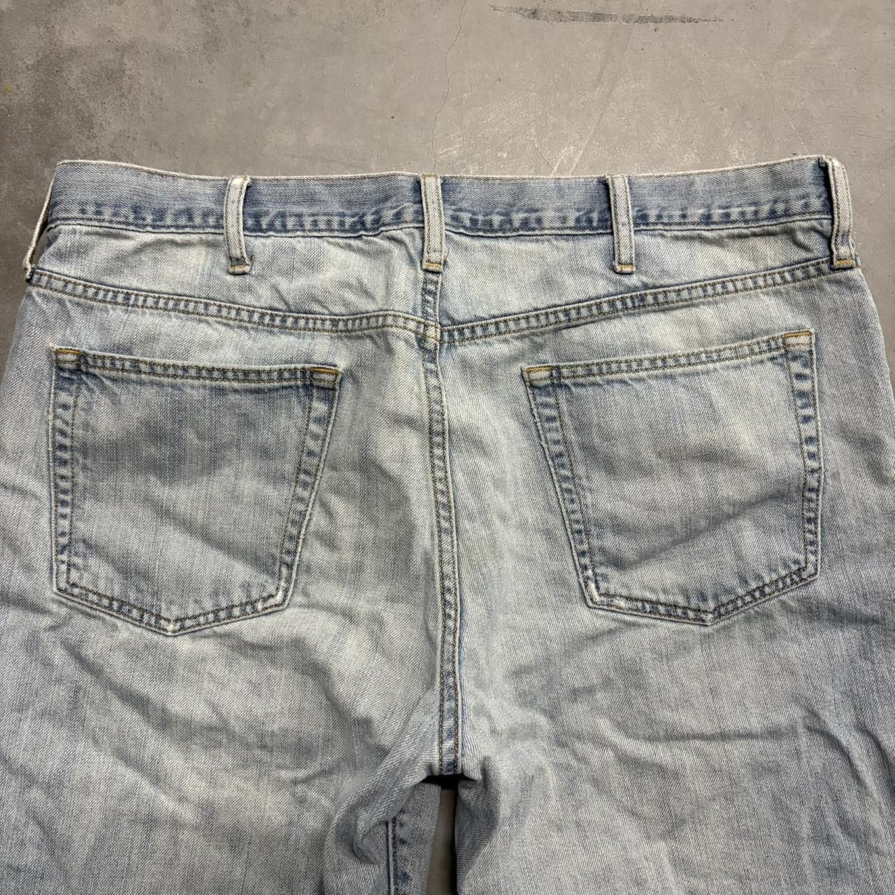 Old Navy Crazy Vintage Y2K/2000s Baggy Loose WideLeg Old Navy Skater Style Light Wash Denim Jeans! Size US 38 / EU 54 - 7 Thumbnail