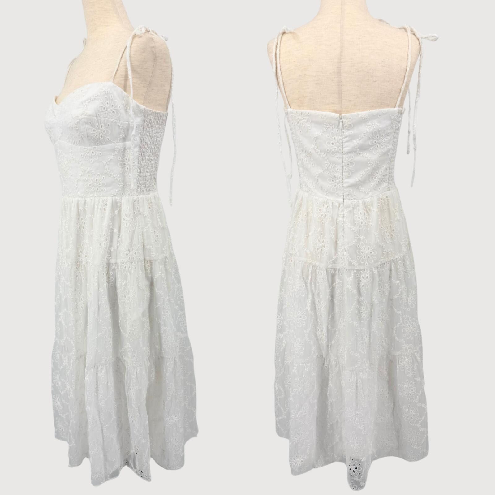 Other Revolve Amanda Uprichard Eyelet Midi Dress M Size M / US 6-8 / IT 42-44 - 3 Thumbnail