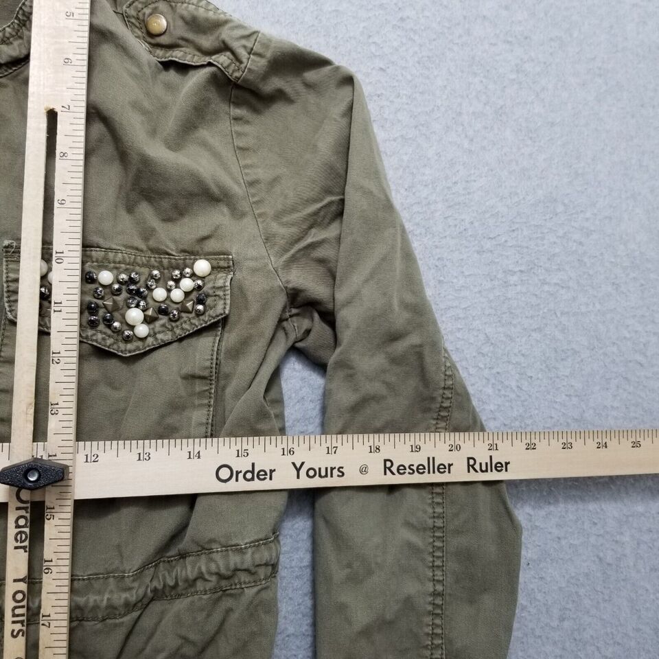 Other Papaya Jacket Womens Medium Full Zip Snap Stones Cotton Size M / US 6-8 / IT 42-44 - 9 Thumbnail