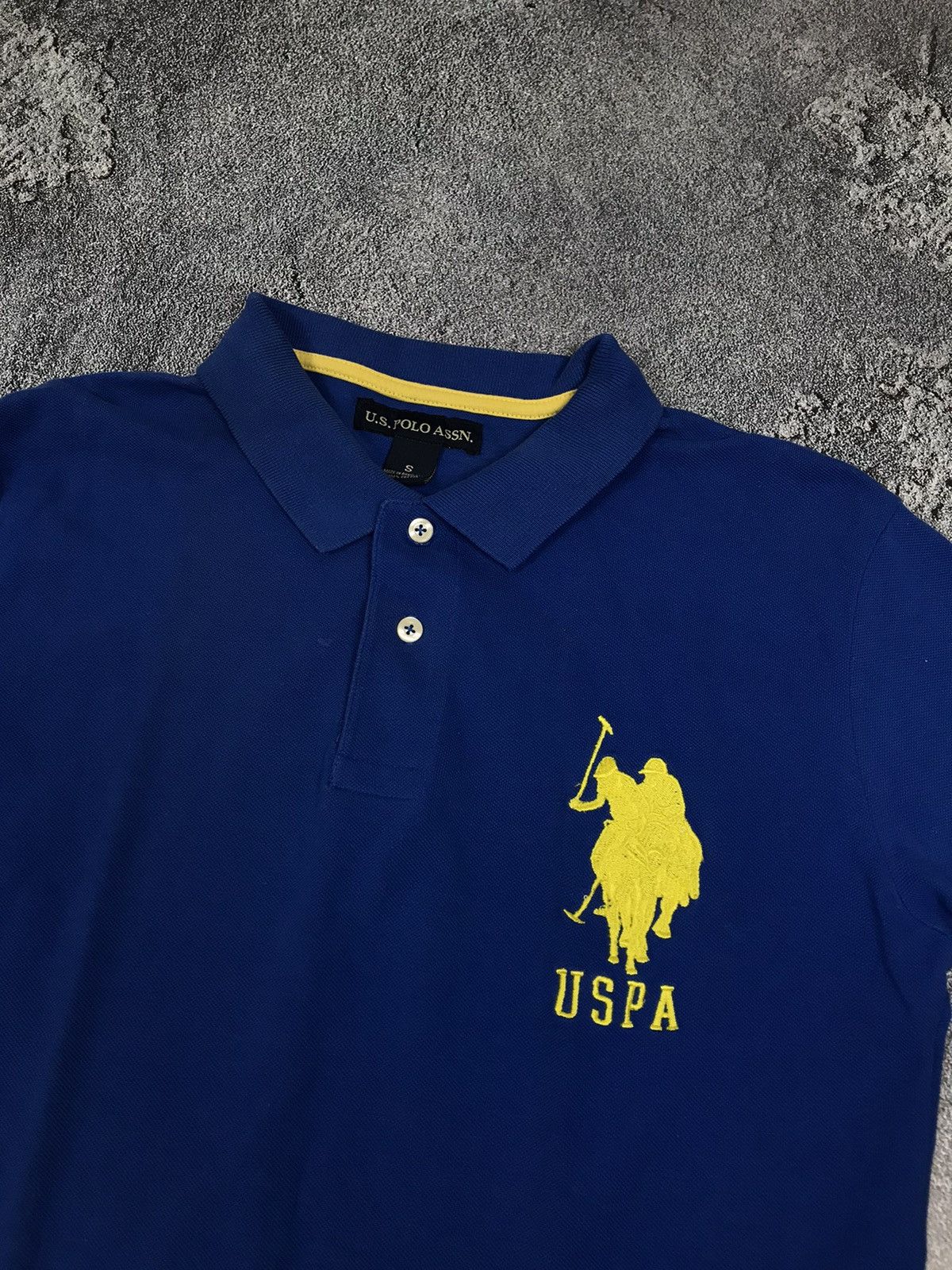 U.S. Polo Assn. USPA Embroidered Logo Blue Cotton Polo,Lux,Poloshirt Size US S / EU 44-46 / 1 - 6 Thumbnail