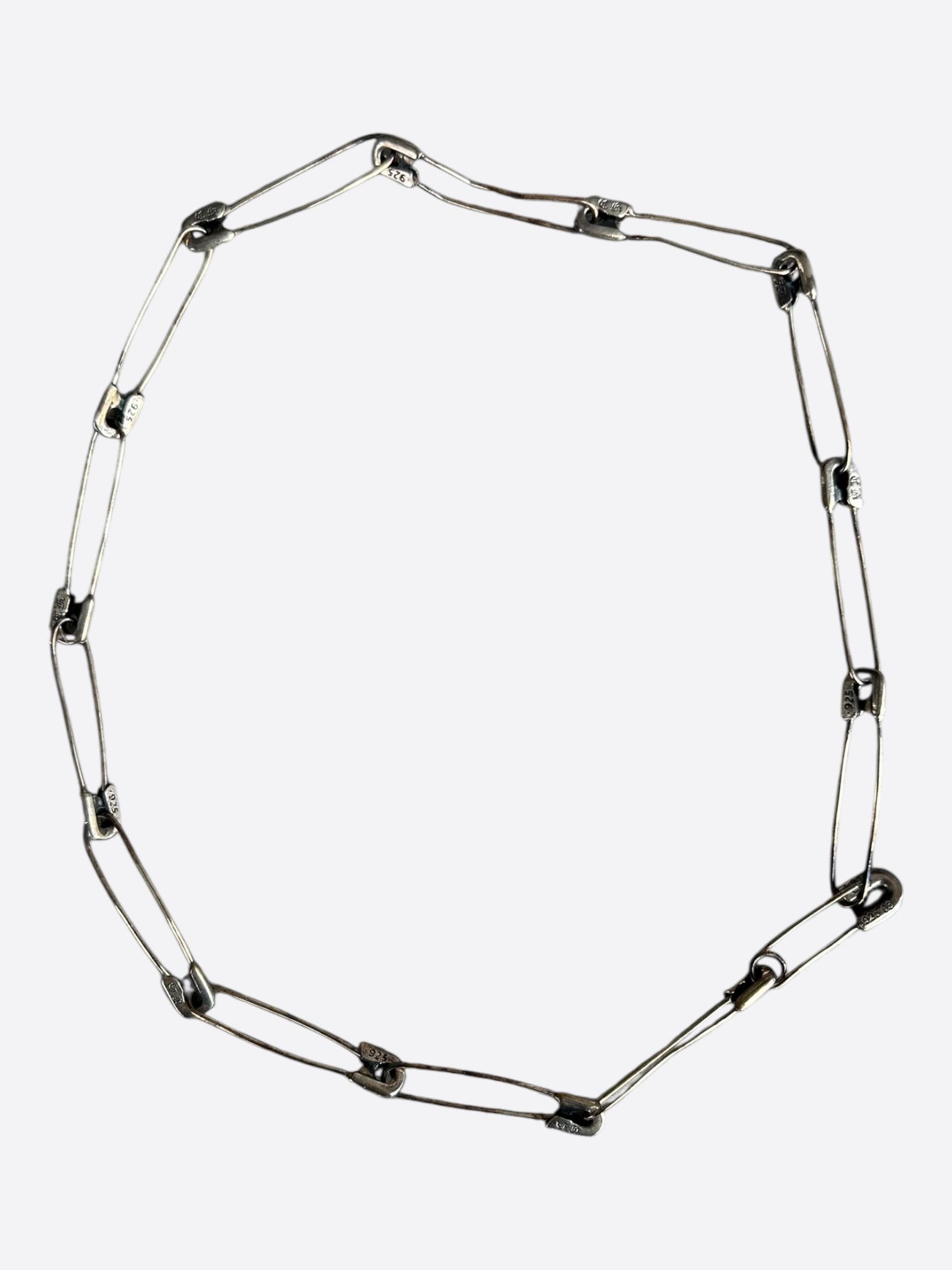 Chrome Hearts Chrome Hearts Silver Safety Pin Necklace Size ONE SIZE - 2 Thumbnail