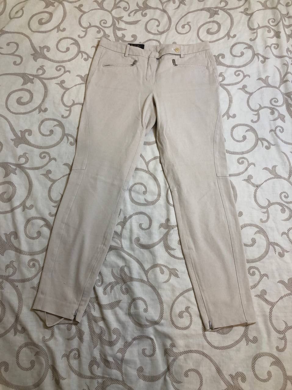 Loro Piana Vintage Loro Piana Women's Trousers casual pants Size 28" / US 6 / IT 42 - 1 Thumbnail