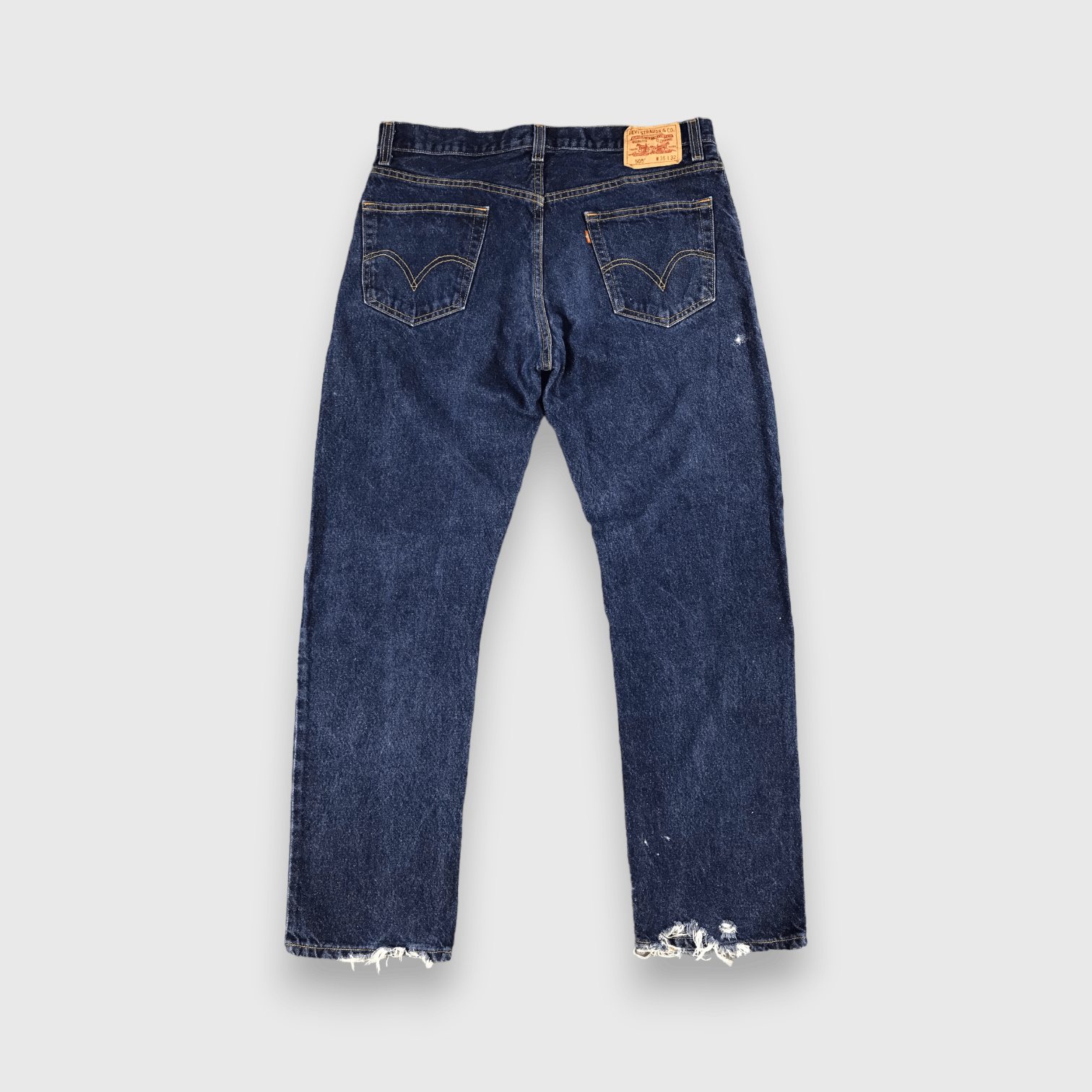 Levi's Vintage Distress Levis 505 Jeans- J1310 Size US 37 - 2 Thumbnail