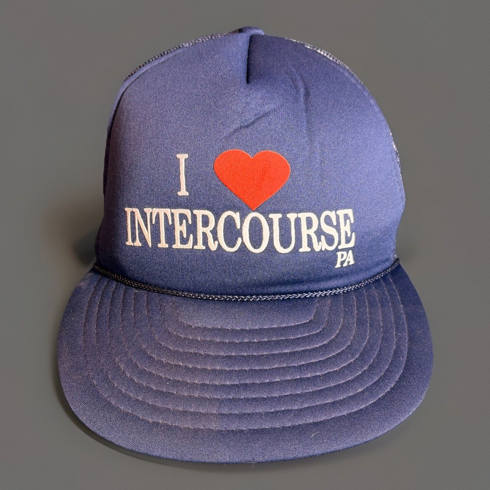 Vintage Intercourse Pennsylvania Vtg Adjustable Hat Cap Trucker Mesh Size ONE SIZE - 1 Thumbnail