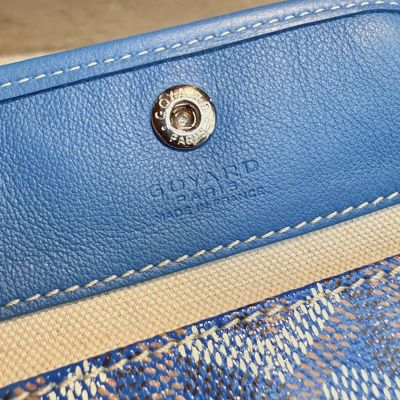Goyard Goyard Blue Goyardine Mini Anjou Shoulder Bag Size ONE SIZE - 17 Thumbnail