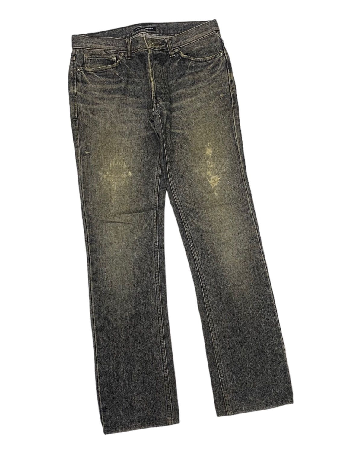 Hysteric Glamour LOUNGE LIZARD DISTRESSED DENIM JEANS Size 30" / US 8 / IT 44 - 3 Thumbnail