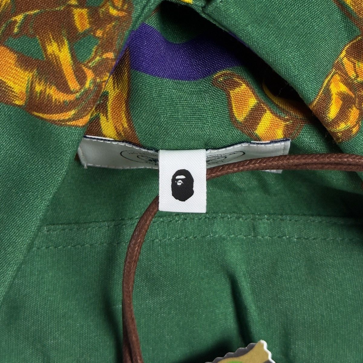 Bape Bape Double Ape Head Relaxed Shirt Green 2021 Size US M / EU 48-50 / 2 - 9 Thumbnail