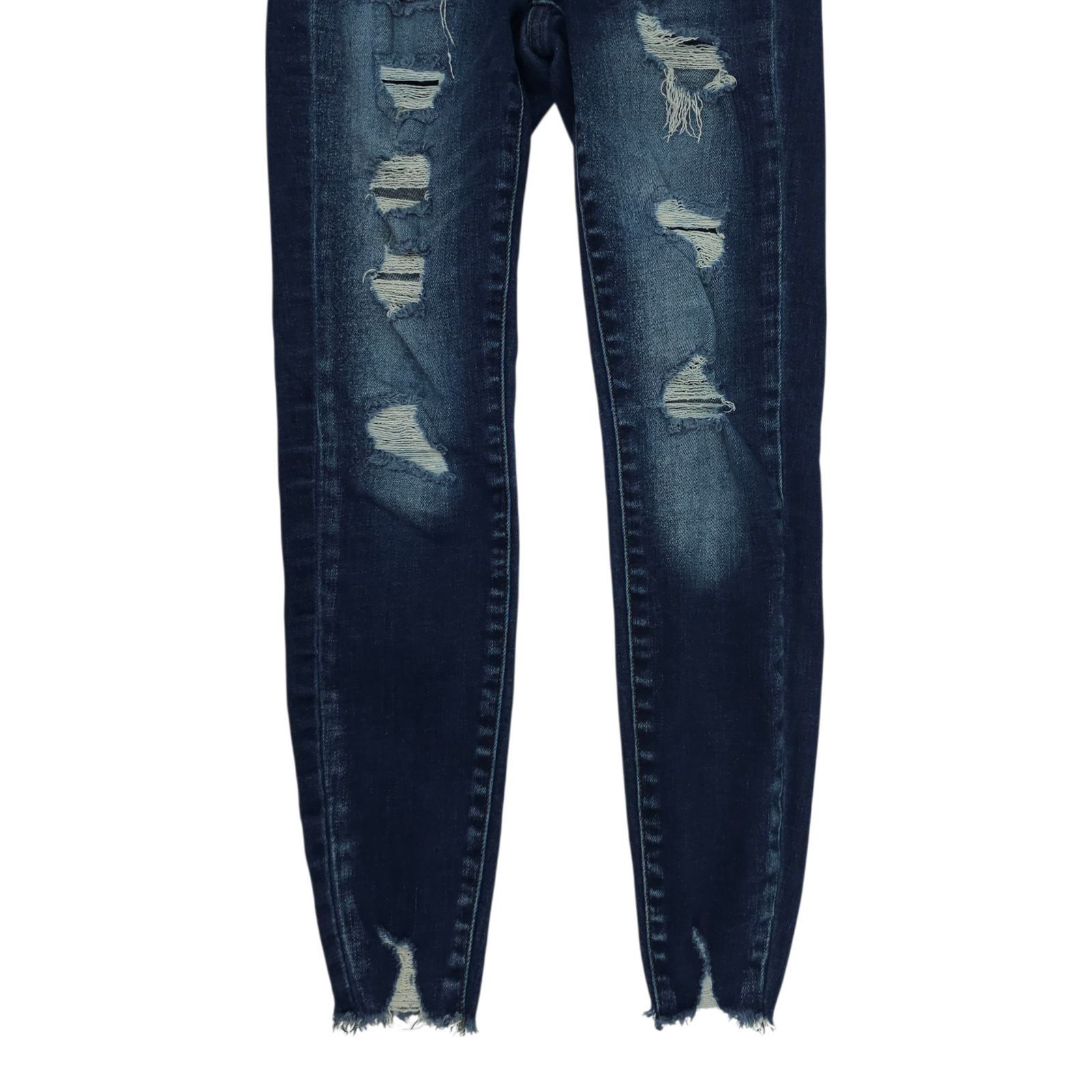 Kancan USA KanCan Distressed Jeans Size 23 Ultra High Rise Ankle Skinny Size 23" - 11 Thumbnail