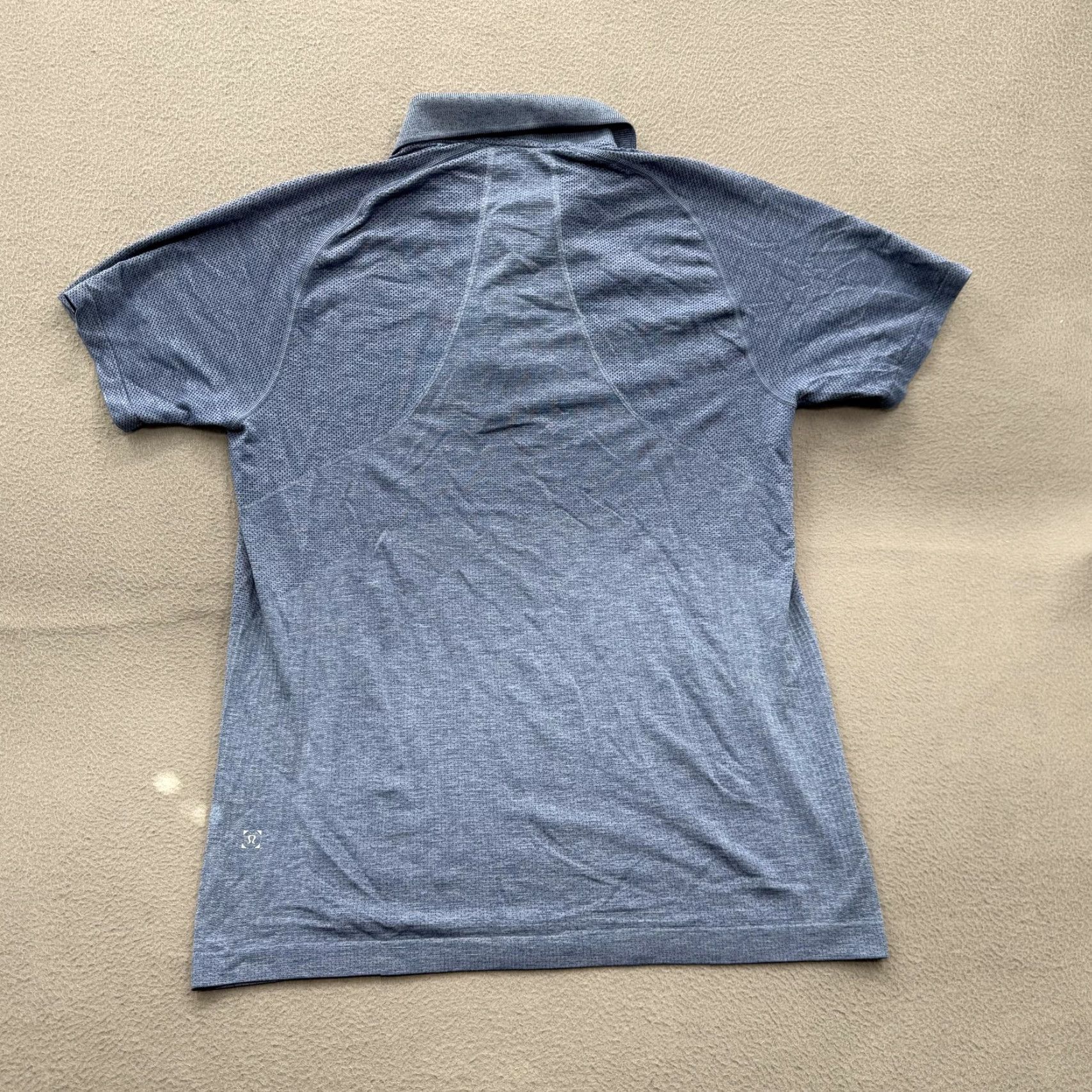 Lululemon Lululemon Polo Shirt Mens M Blue Live In Practice Performance Stretch Top Shirt Mens Medium Blue Live In Practice Polo Top Size US M / EU 48-50 / 2 - 2 Thumbnail