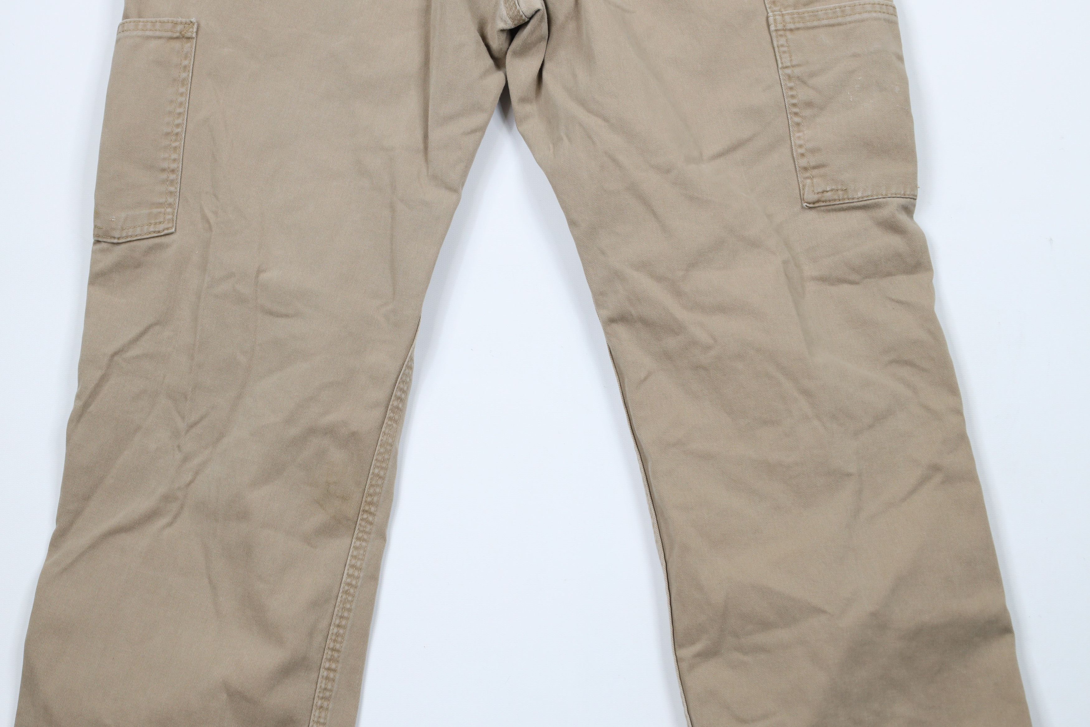 Carhartt × Vintage Vintage Y2K Carhartt Relaxed Fit Dungaree Pants Dark Khaki Size US 32 / EU 48 - 14 Thumbnail