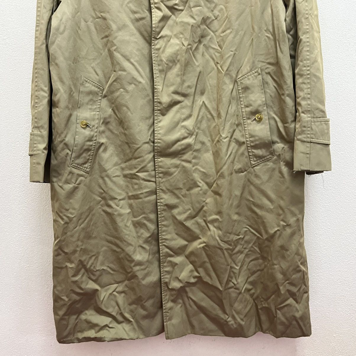Burberry Rare Distressed Vintage Burberrys Nova Check Trench Jacket Size US L / EU 52-54 / 3 - 4 Thumbnail