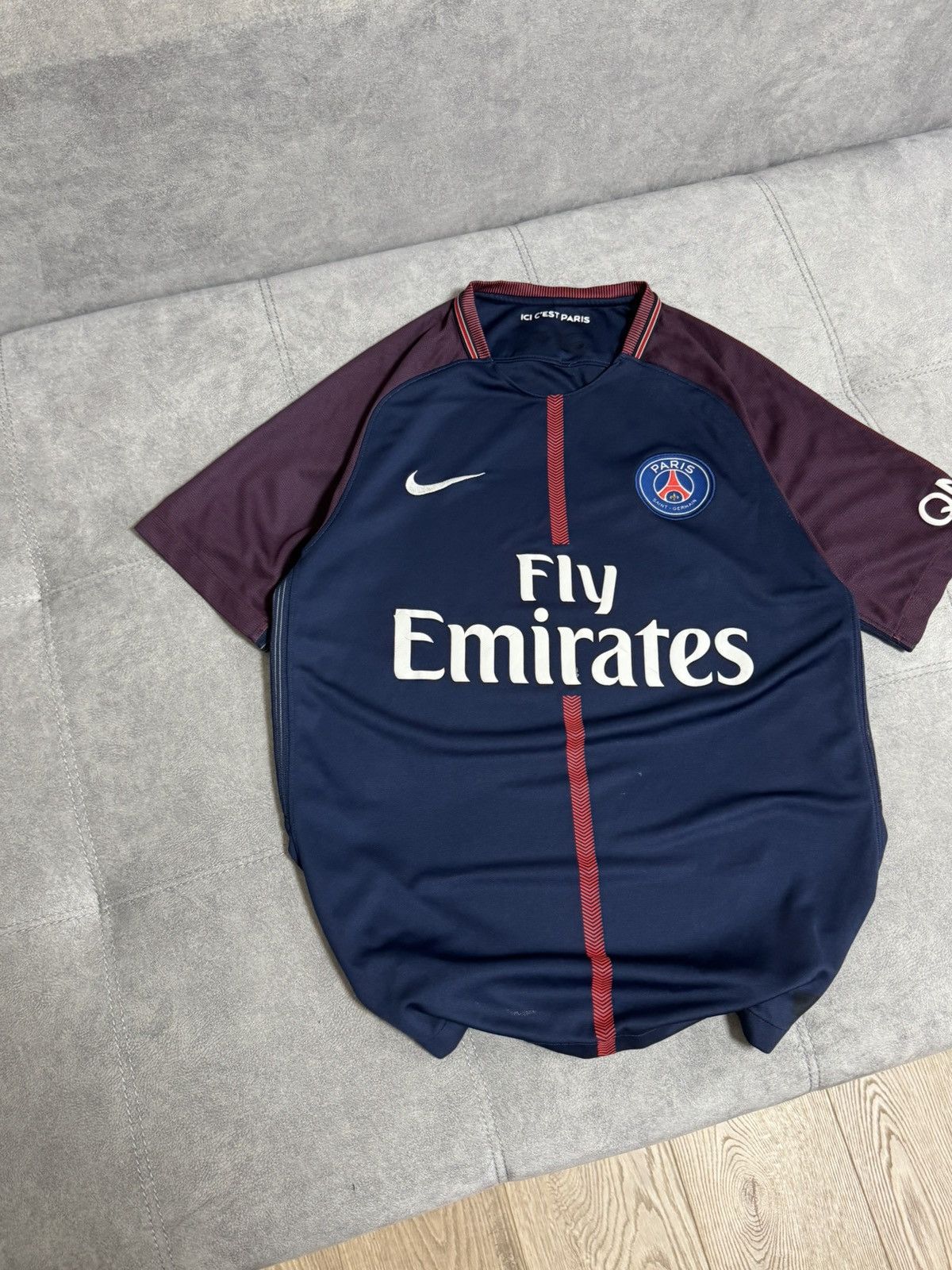 Nike × Vintage Vintage Nike PSG France soccer jersey t-shirt M Paris Size US M / EU 48-50 / 2 - 3 Thumbnail