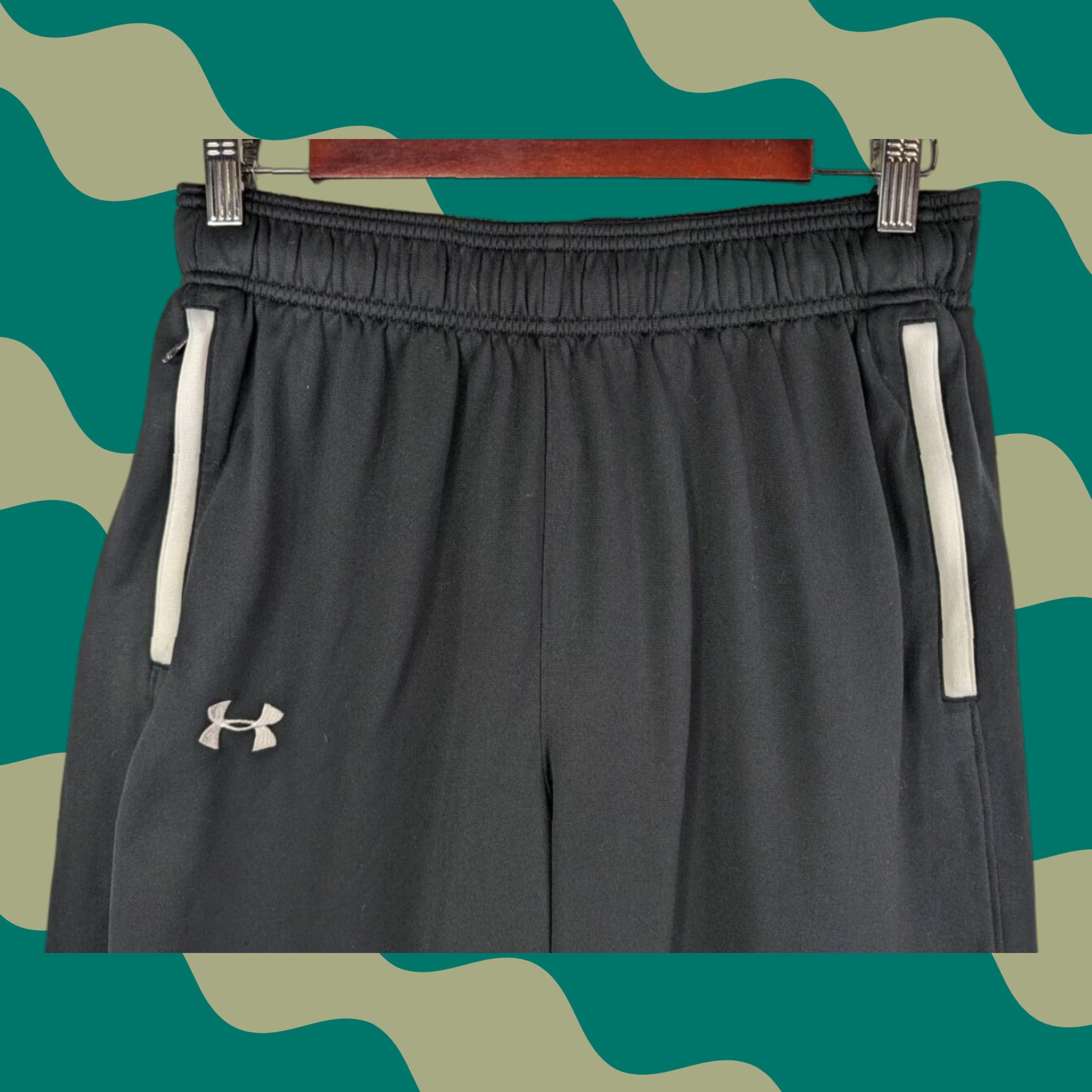 Under Armour Under Armour Sweatpants Mens Large Black Pockets Regular 1270404 Size US 33 - 1 Thumbnail