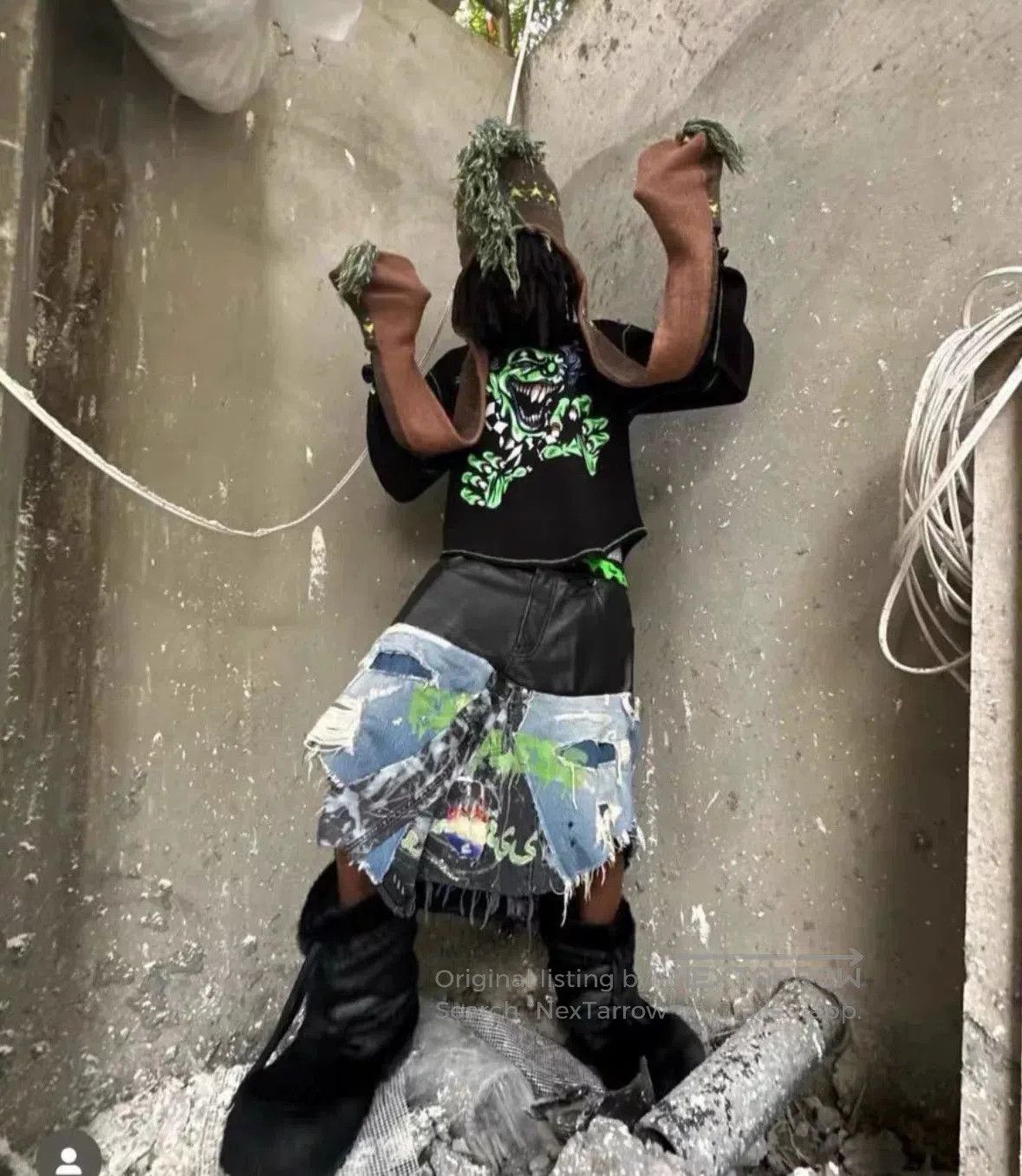 Vlone Vlone Green Choker Long Sleeve Shirt. Size US M / EU 48-50 / 2 - 8 Thumbnail