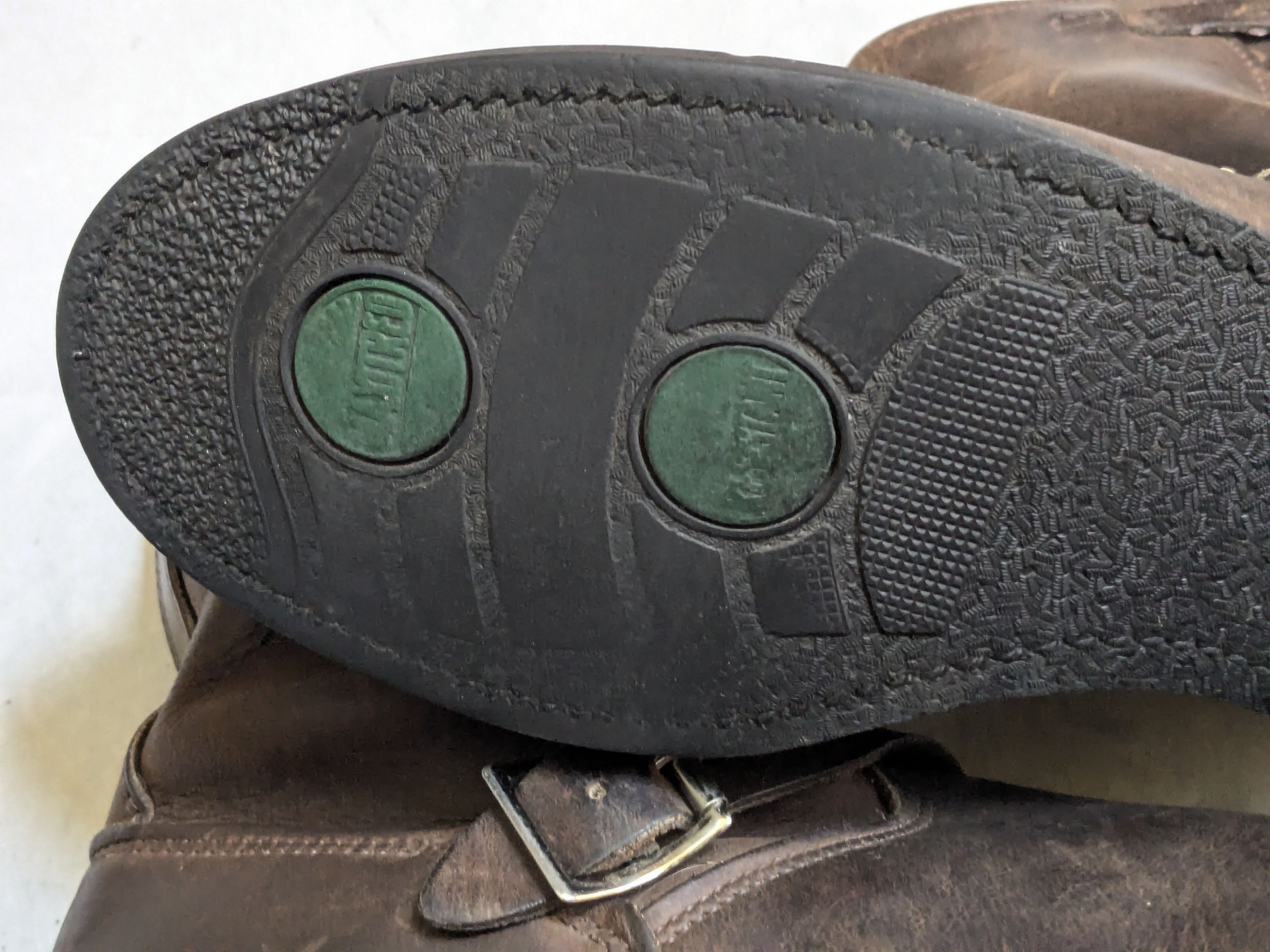 Frye Frye Engineer Boots Brown 12 M Leather Buckle Strap USA Size US 12 / EU 45 - 16 Thumbnail