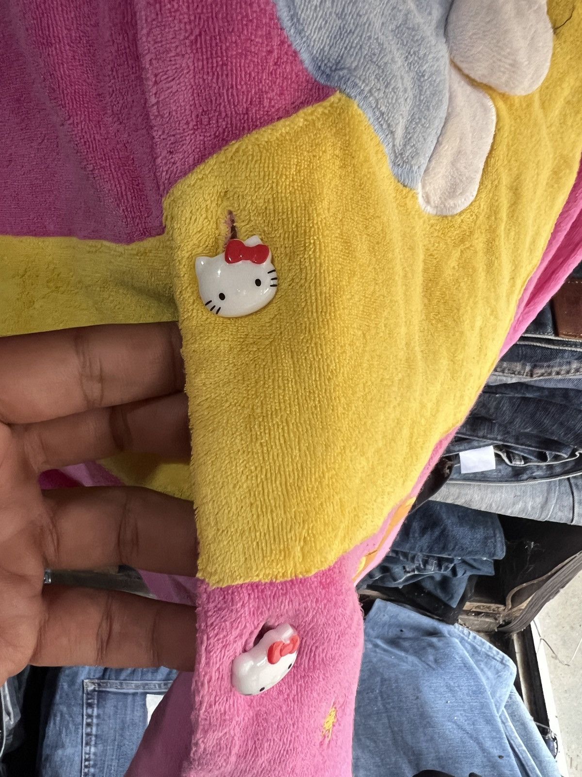 Cartoon Network 🔥Hello Kitty Velvet Shirt Size US M / EU 48-50 / 2 - 10 Thumbnail