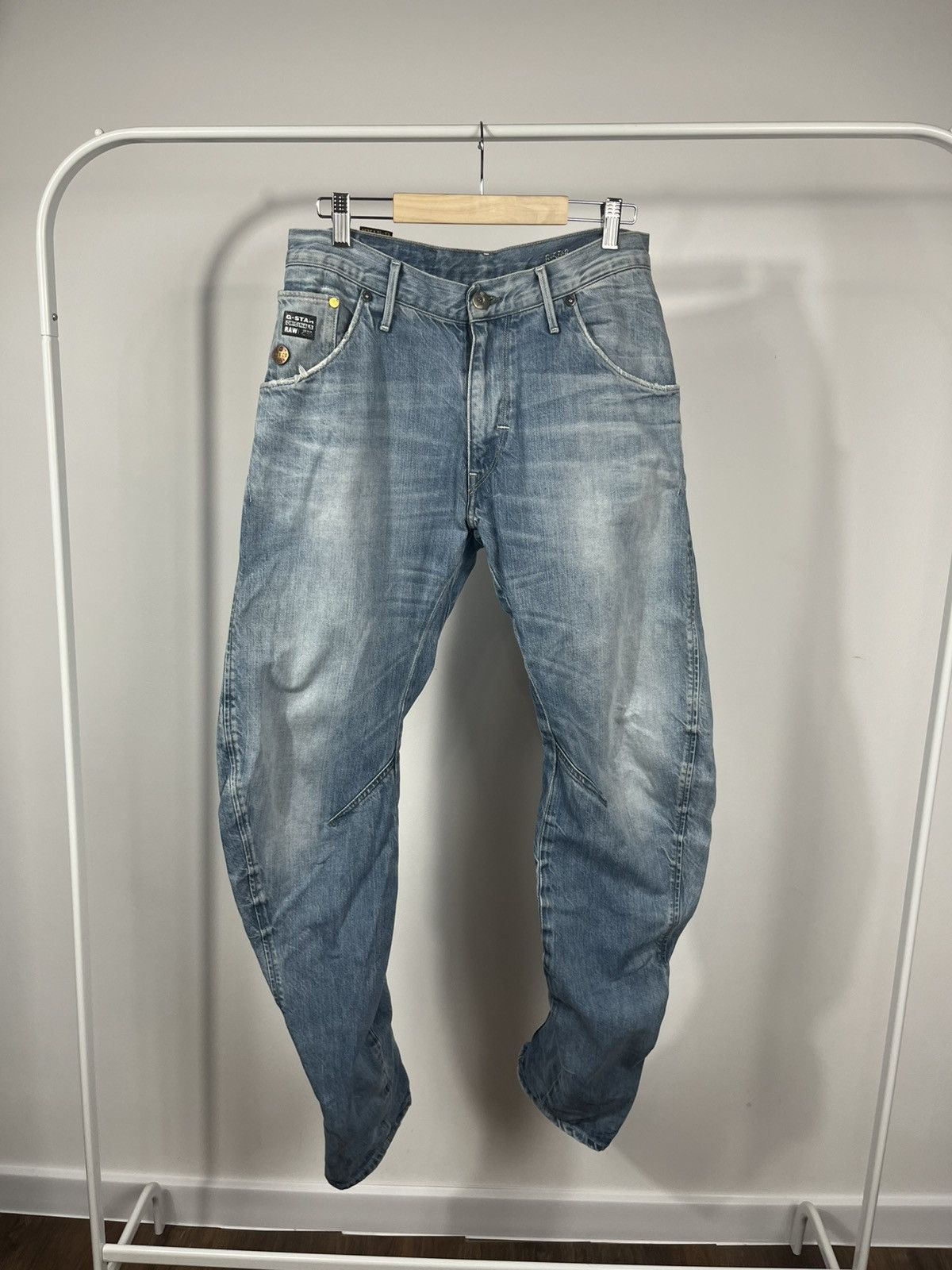 G-Star G-Star Raw Arc 3D loose fit jeans light wash denim 31x32 Size US 31 - 8 Thumbnail